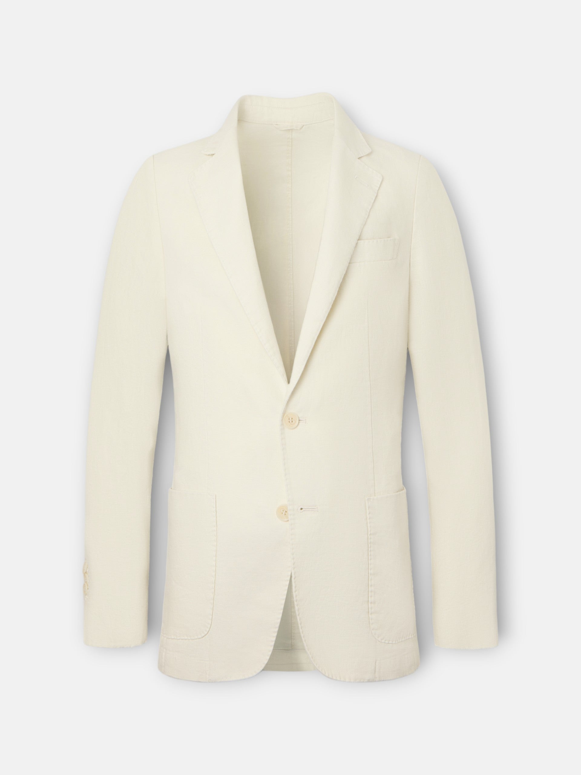 White comfort blazer