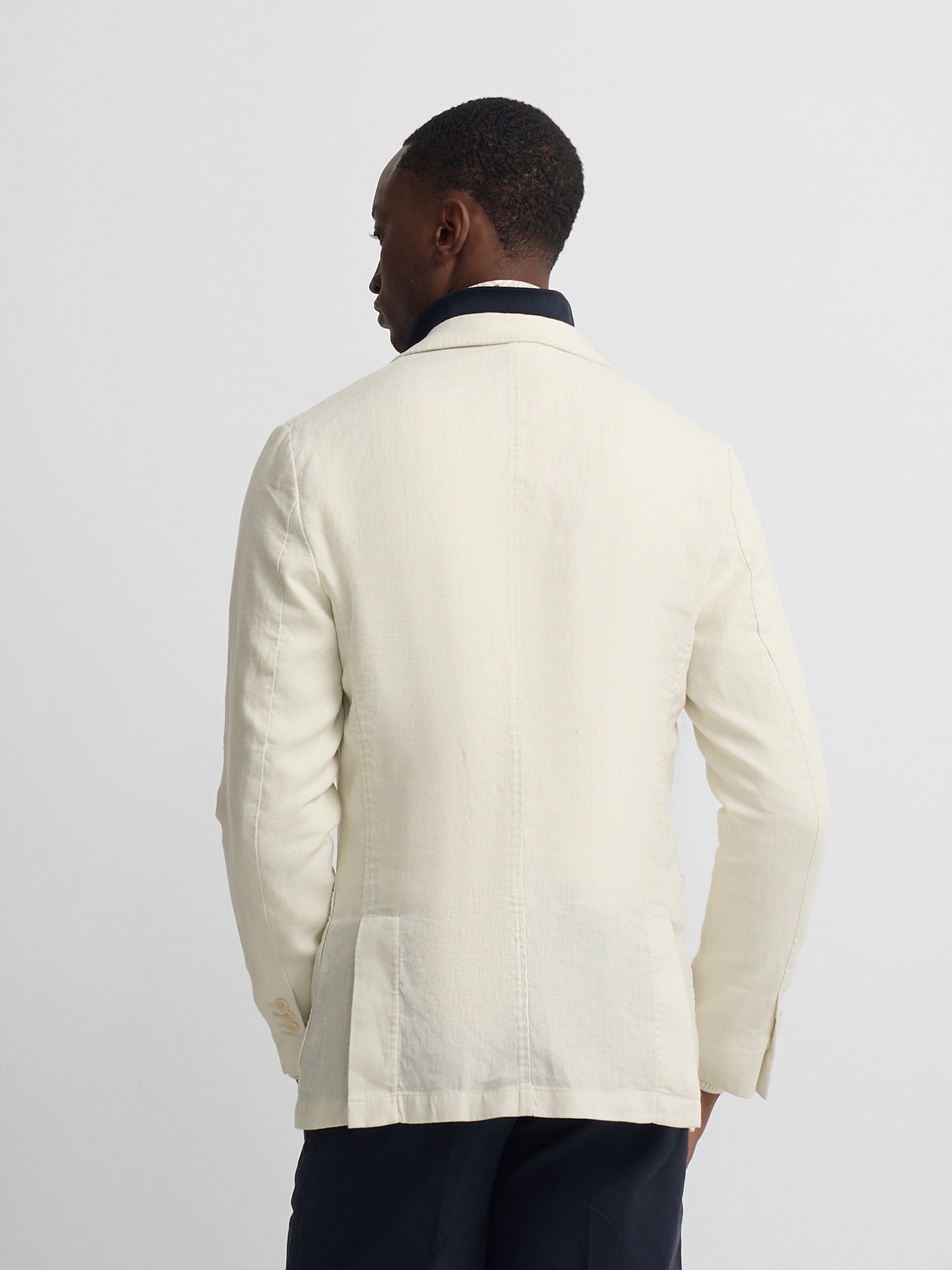 White comfort blazer