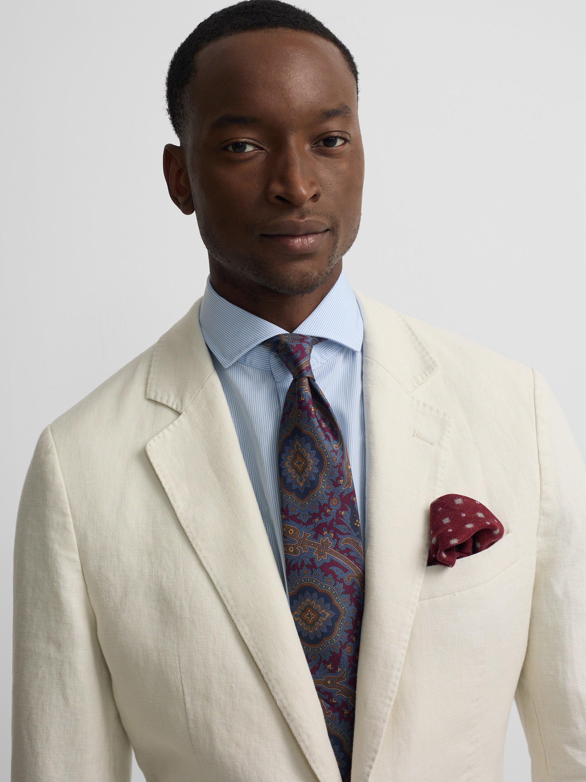 White comfort blazer