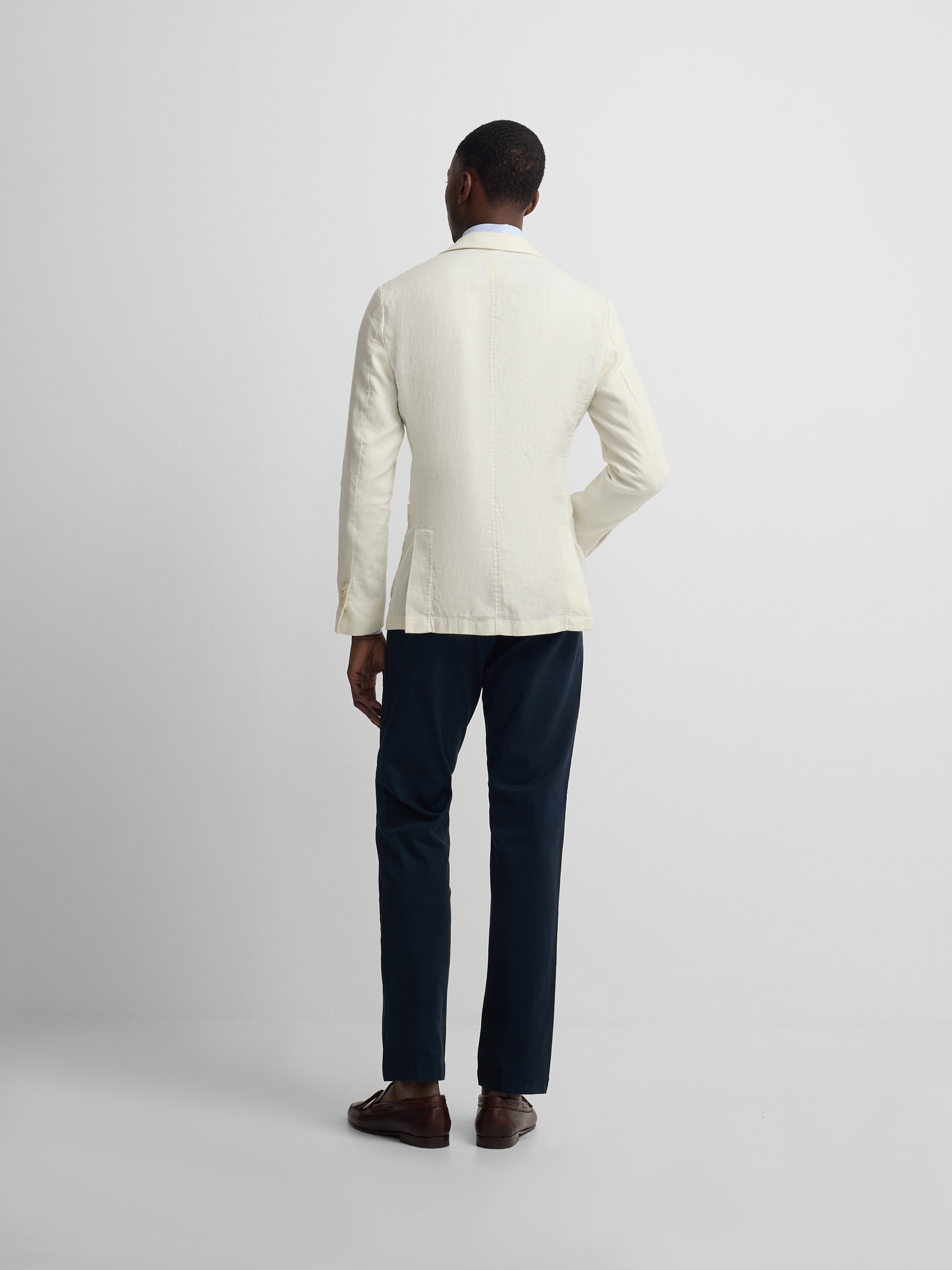 White comfort blazer