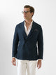 Americana cruzada comfort azul navy