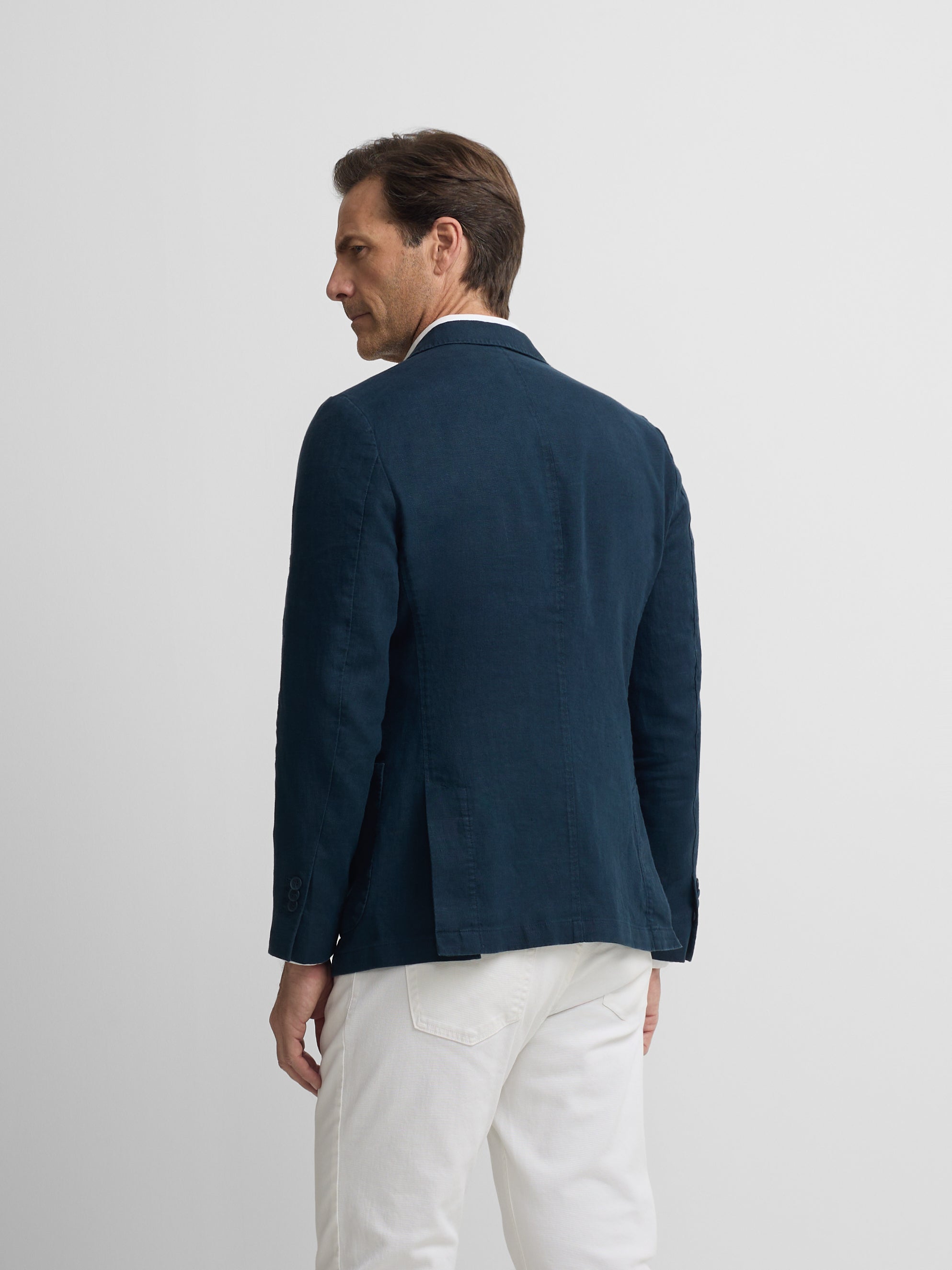 Americana cruzada comfort azul navy