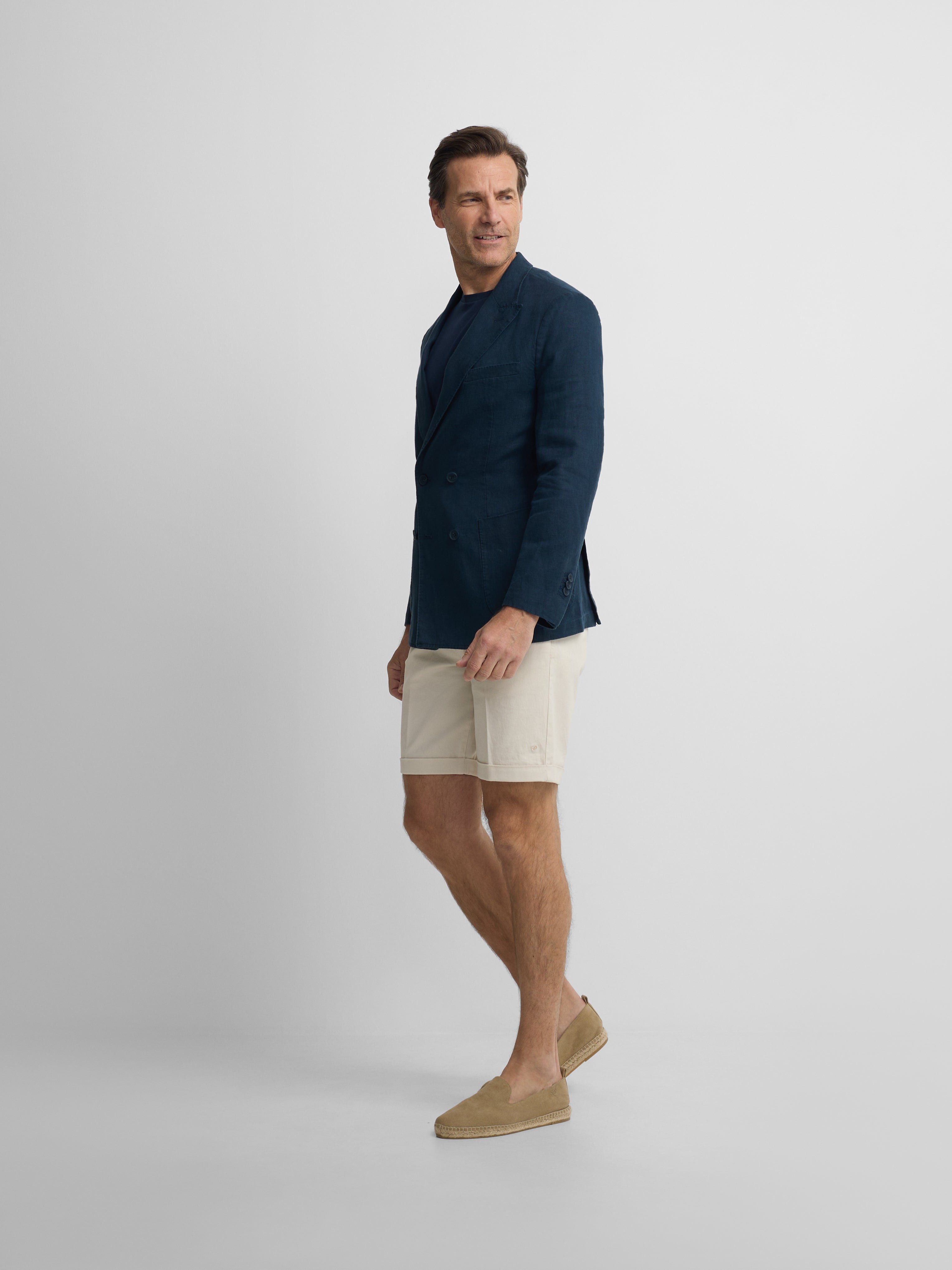 Americana cruzada comfort azul navy