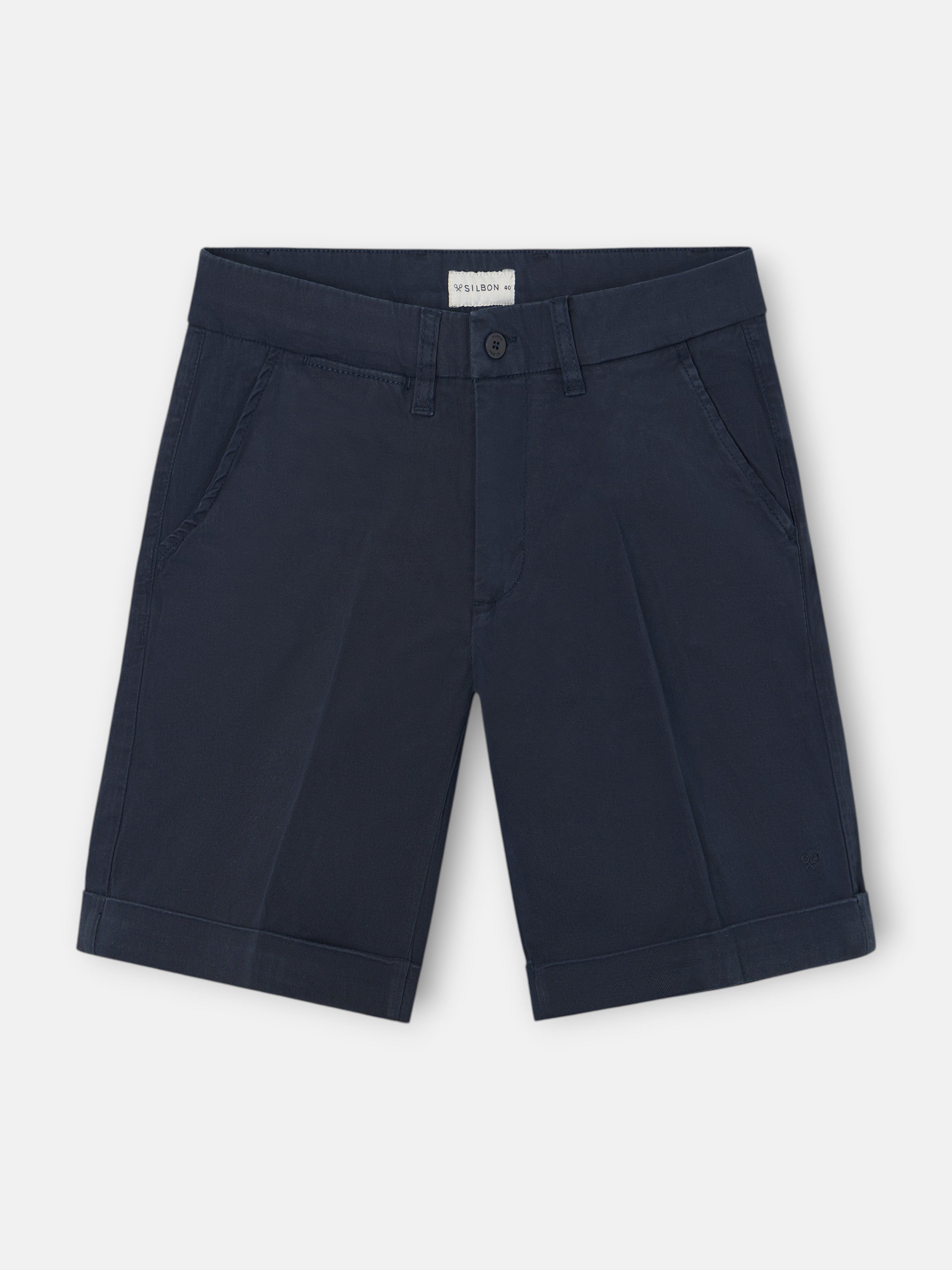 Bermuda clasica azul navy