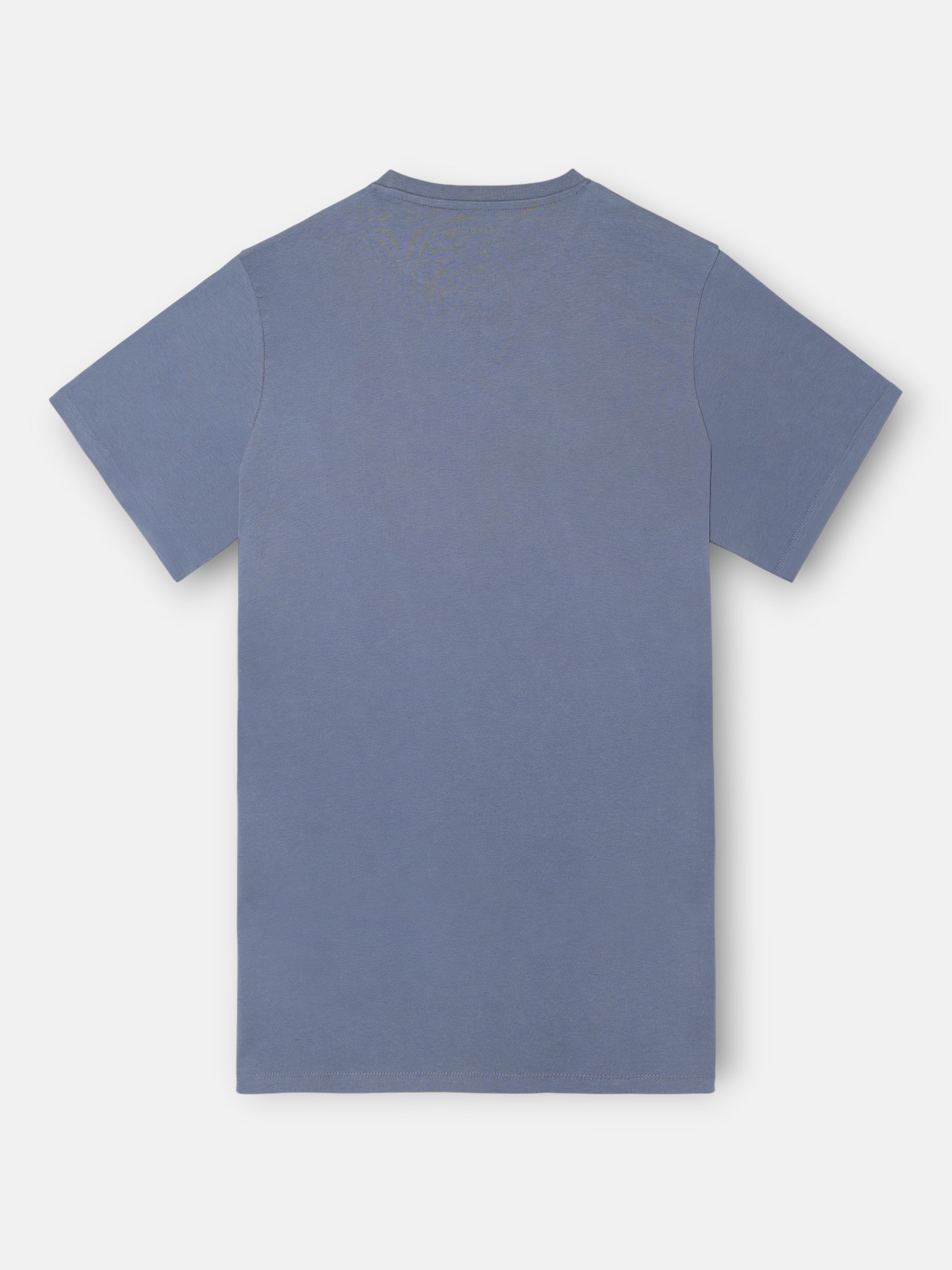 Camiseta minilogo azul medio