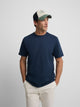 T-shirt classique étiquette bleu marine