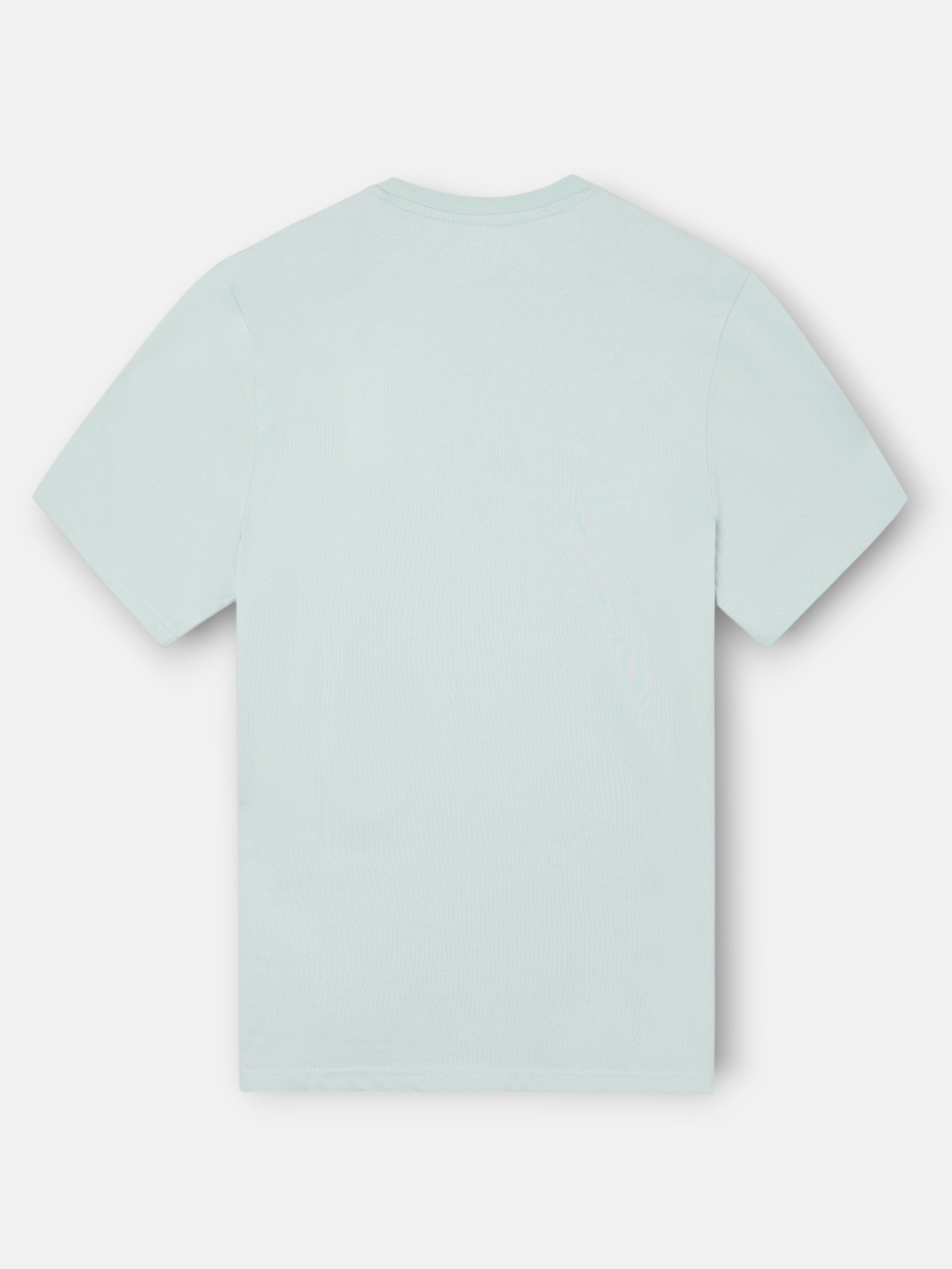 Camiseta raqueta media aguamarina
