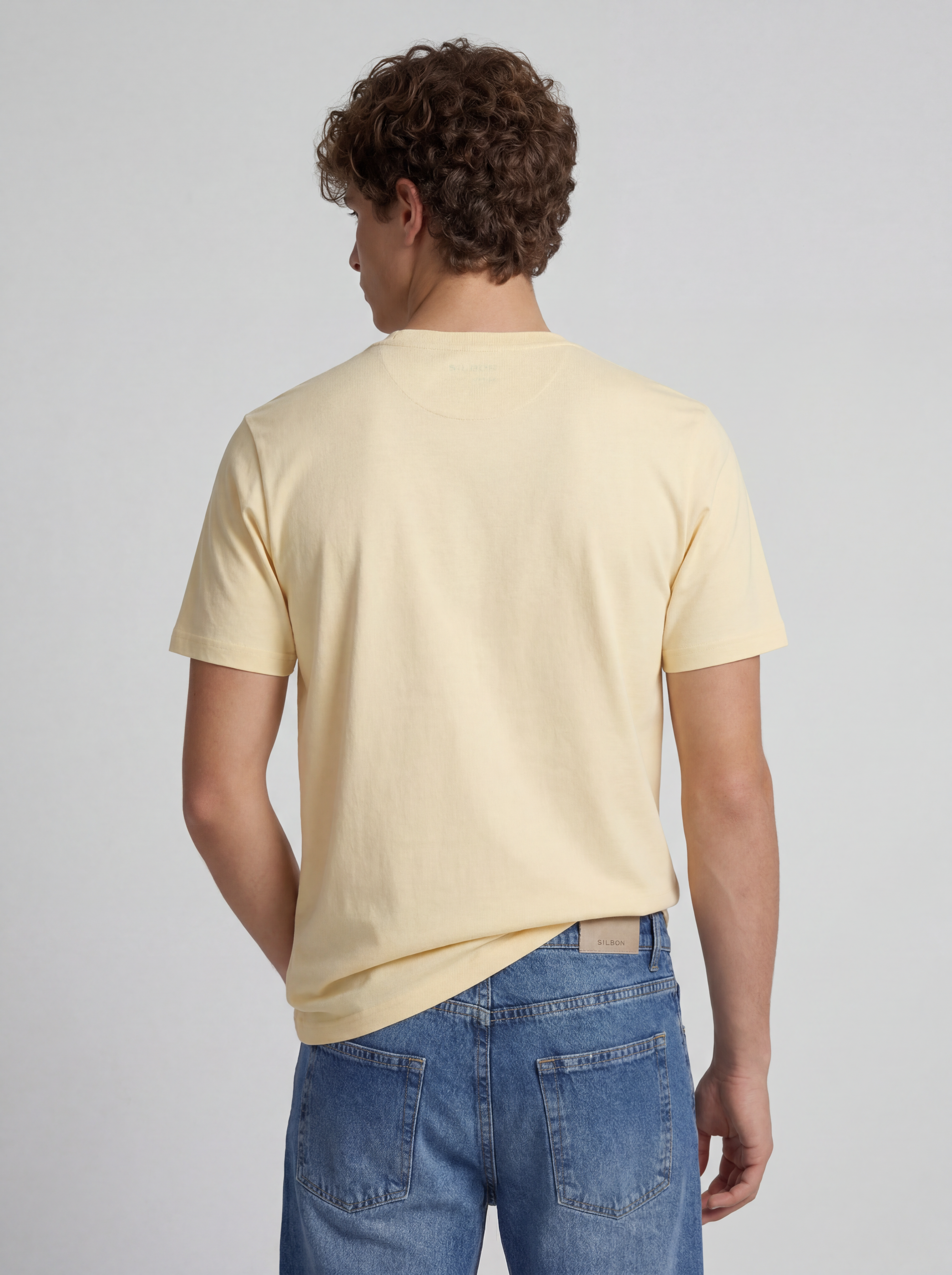Half Racket T-shirt Yellow