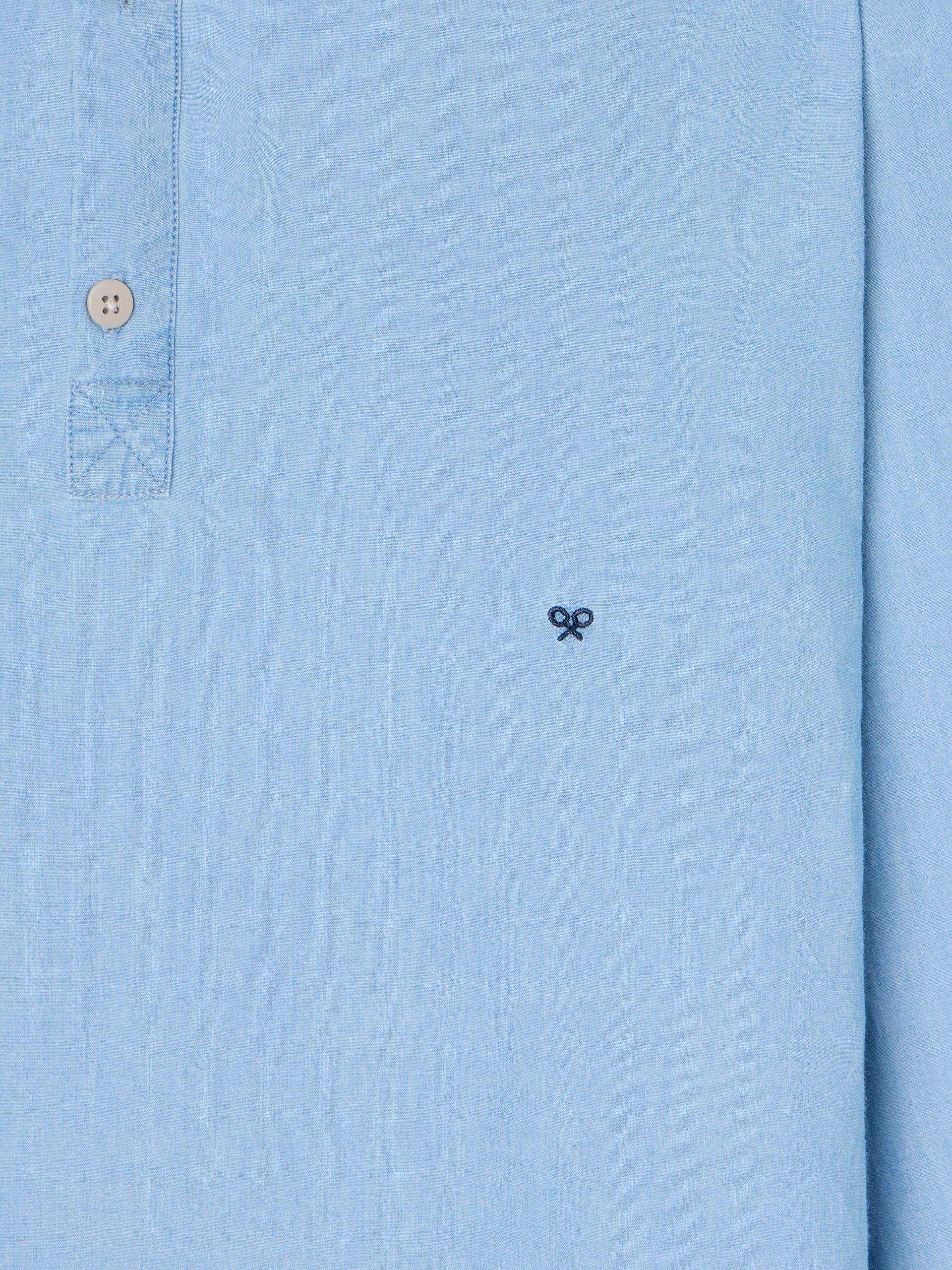 Polera sport denim azul claro