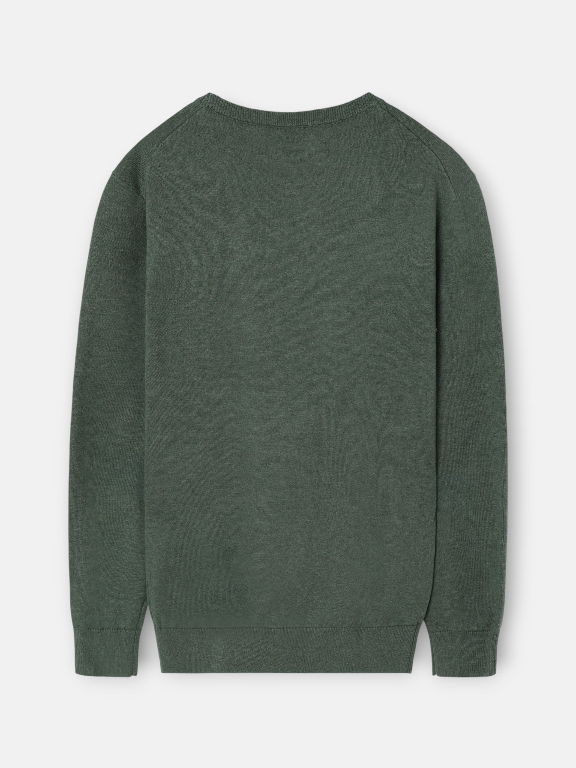 Jersey liso cuello caja verde