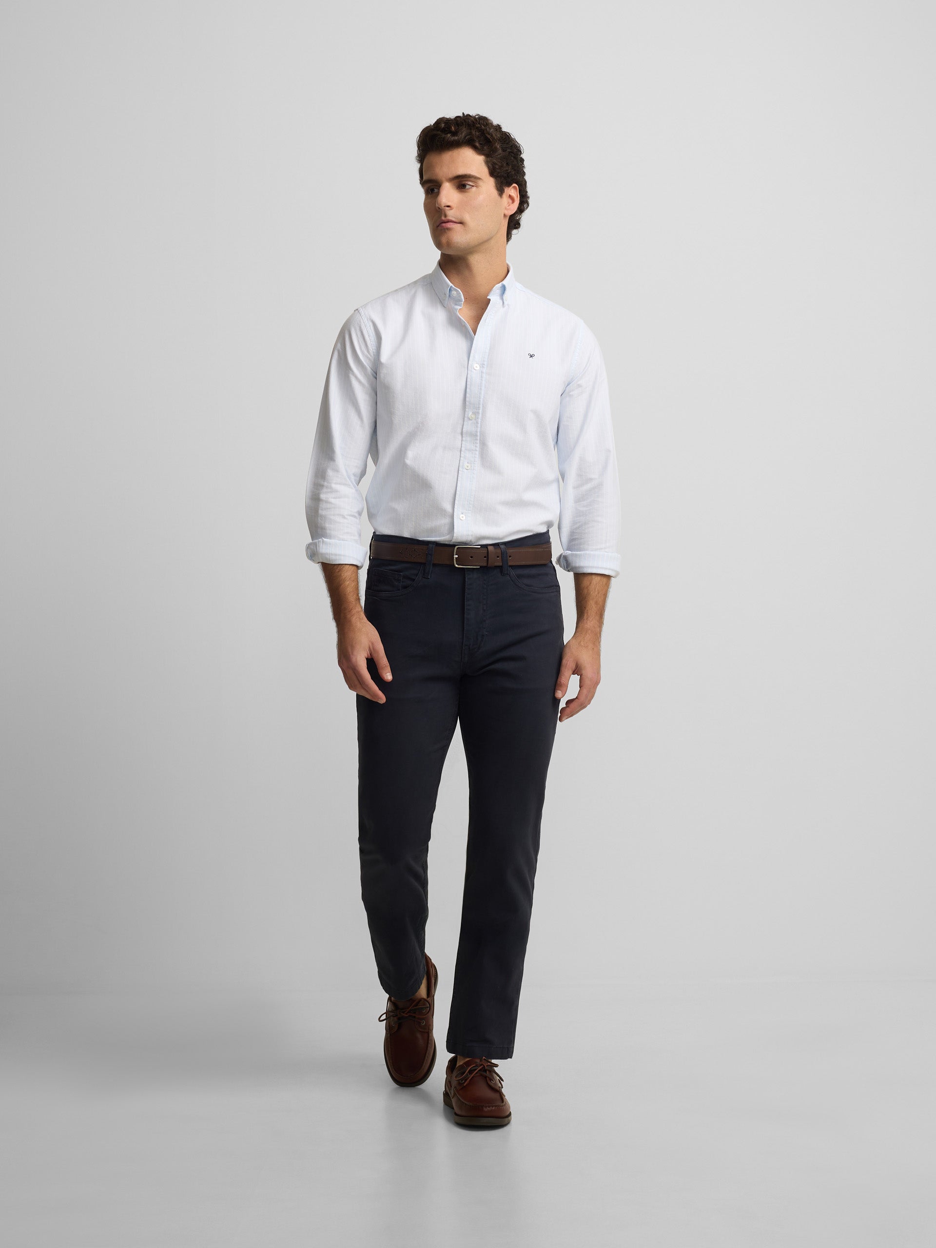 Pantalon sport cinco bolsillos azul navy