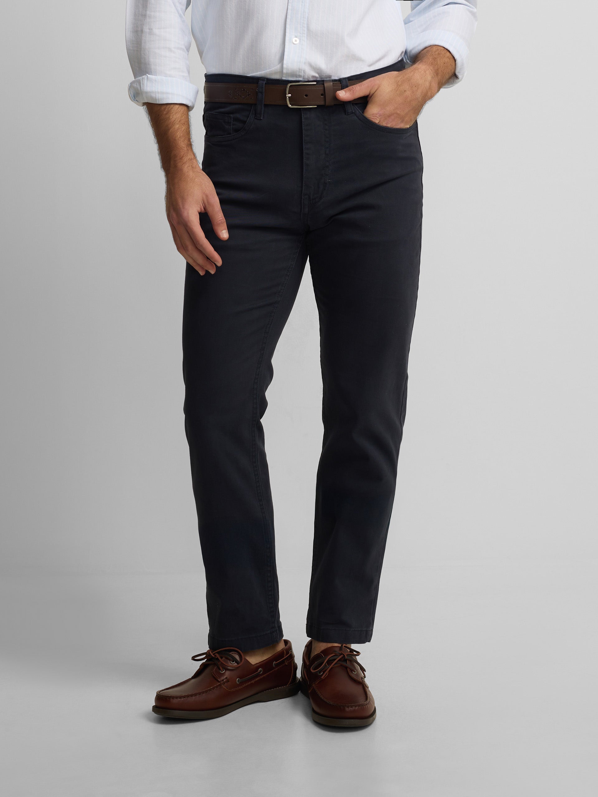 Pantalon sport cinco bolsillos azul navy