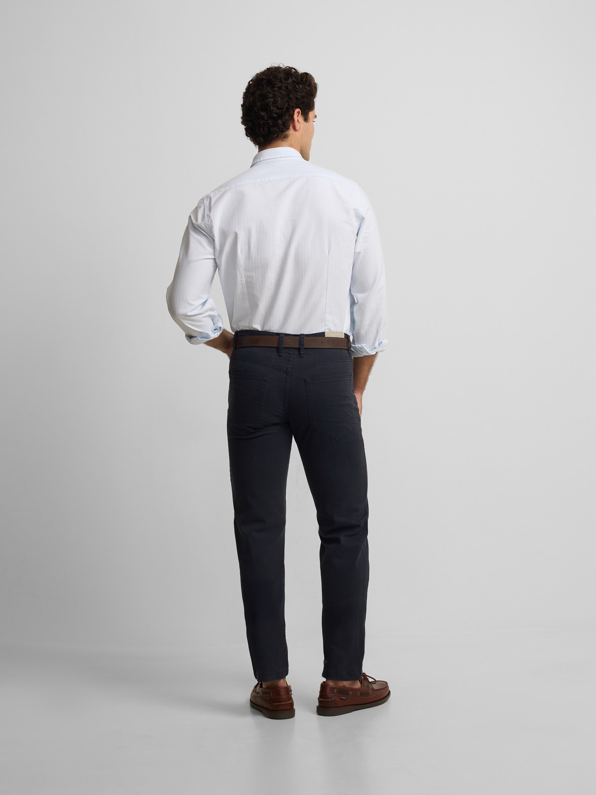 Pantalon sport cinco bolsillos azul navy