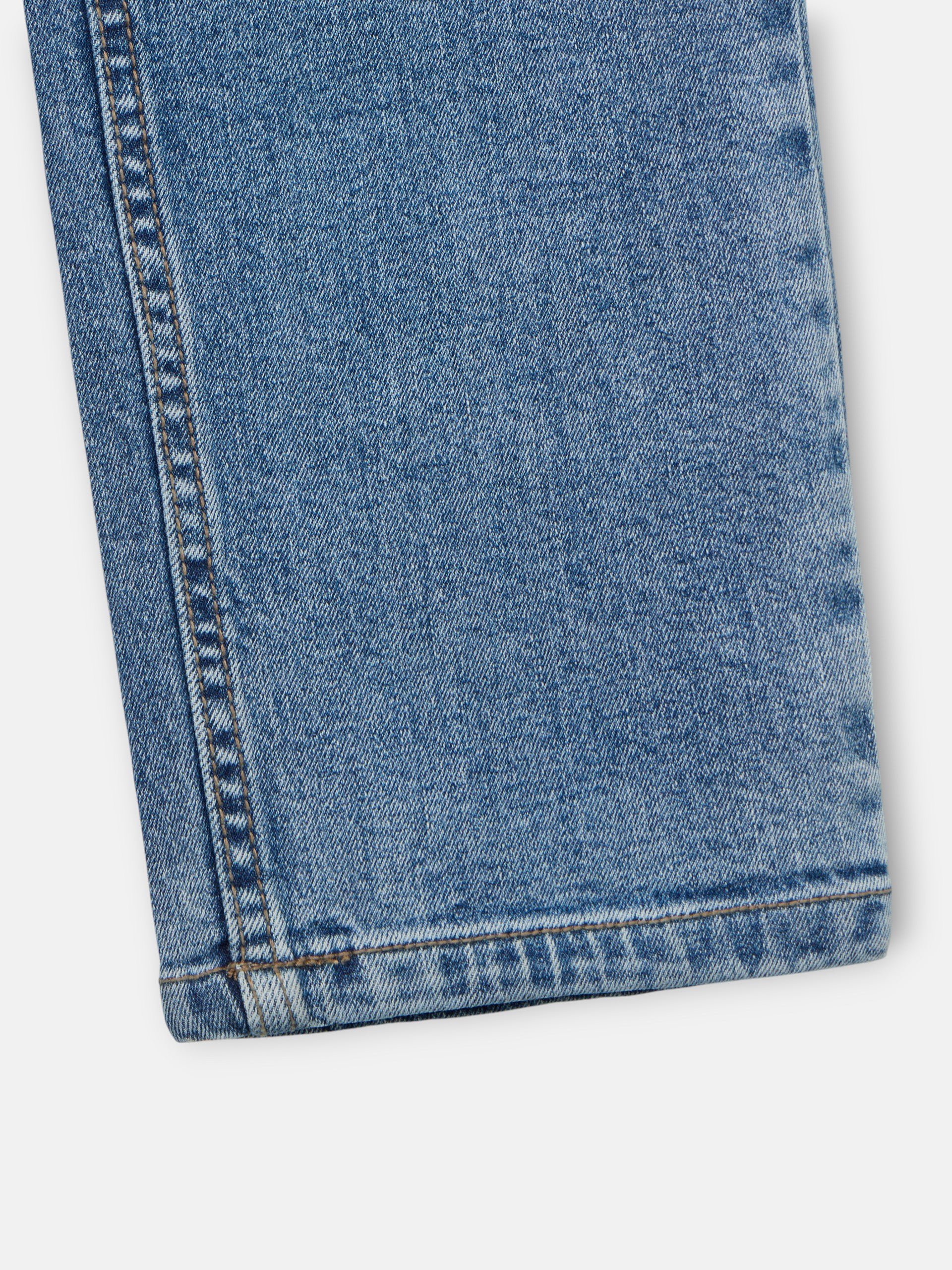 Medium blue denim sport trousers