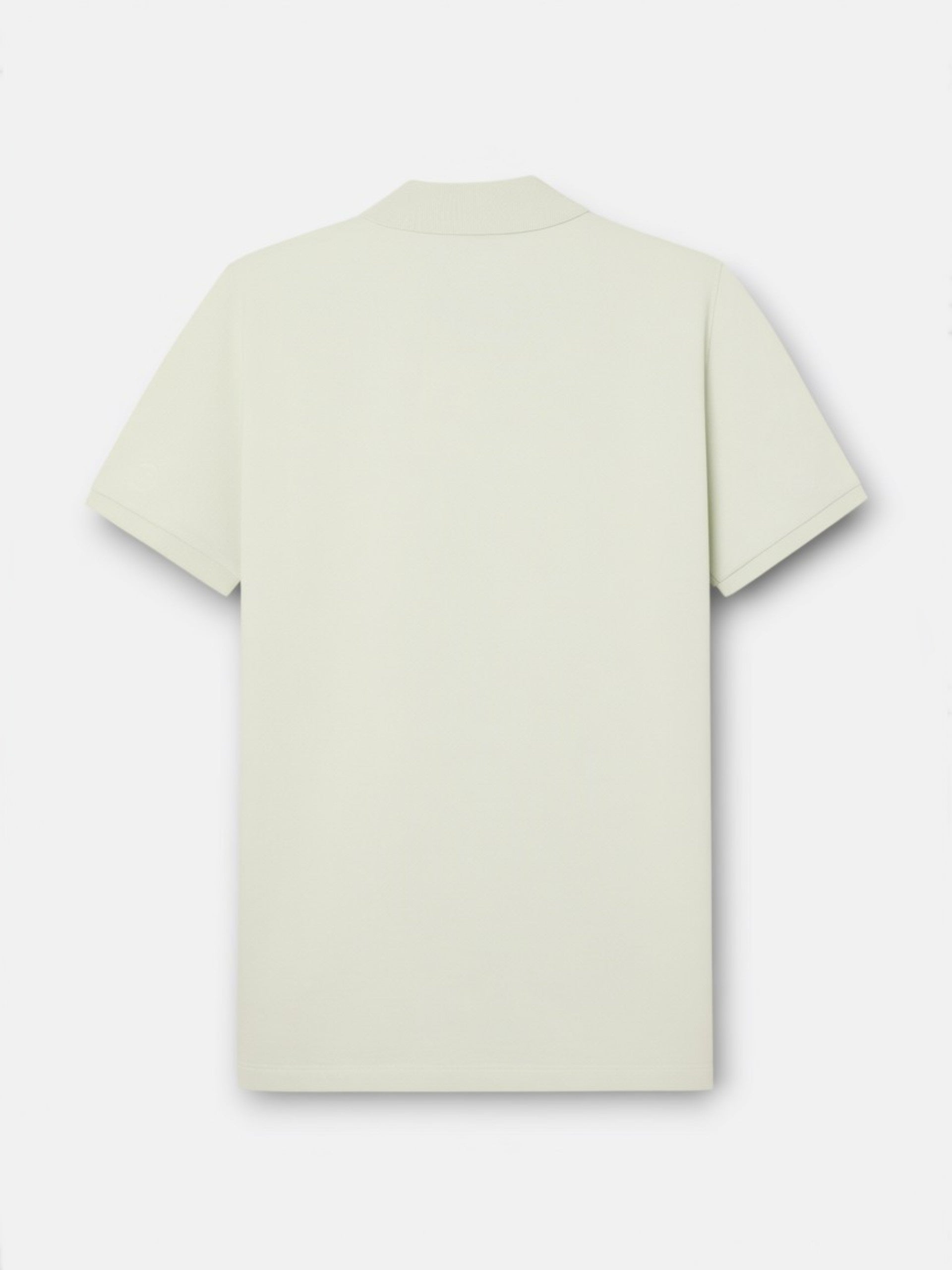Classic plain light green polo