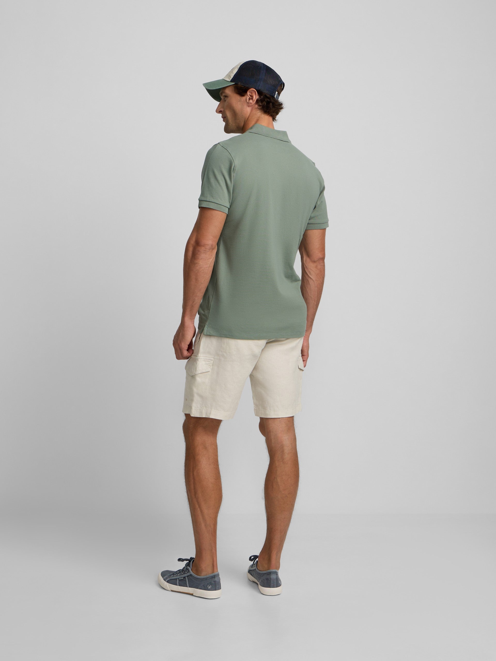 Polo clasico liso verde