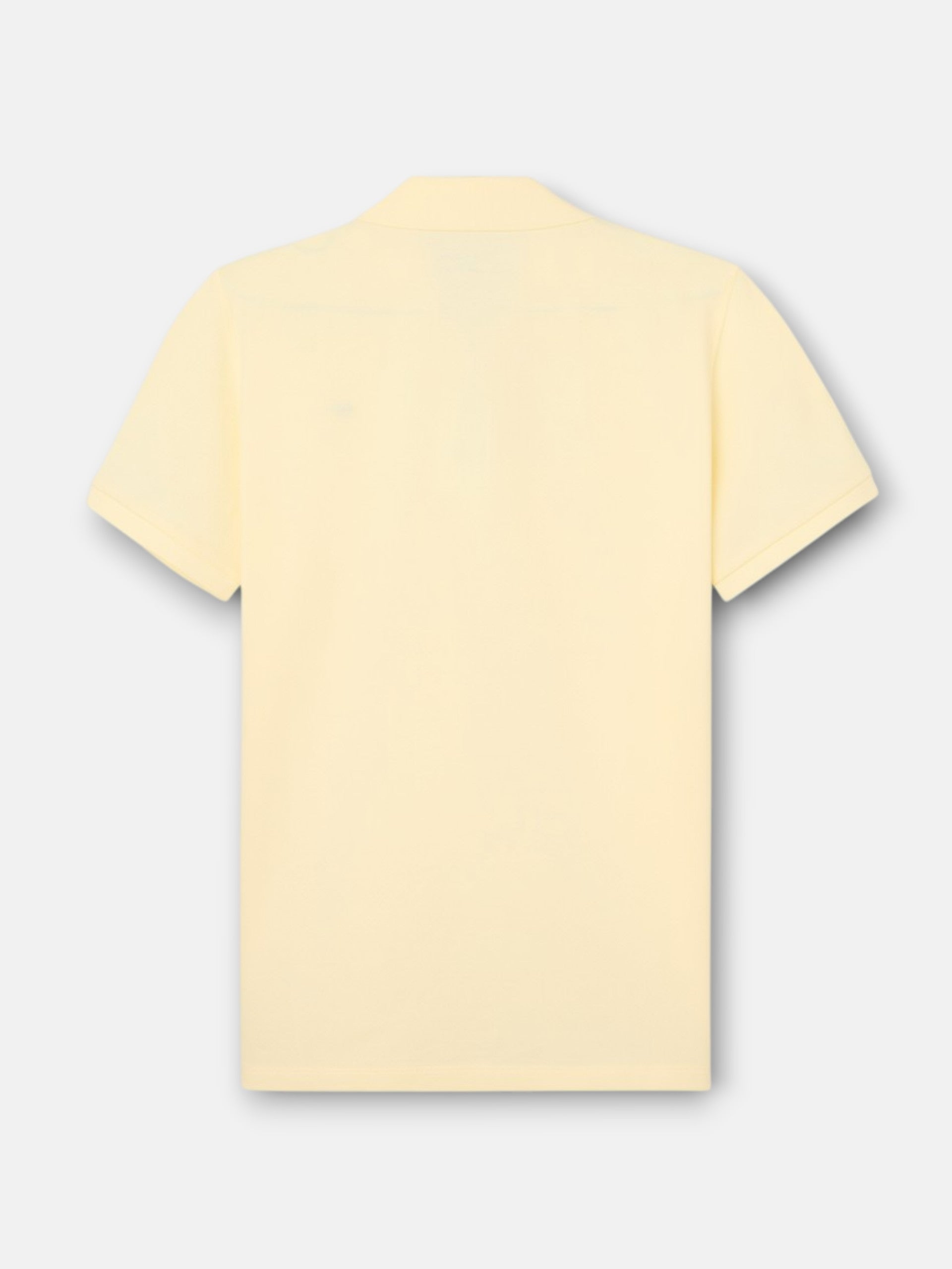 Polo classique uni jaune