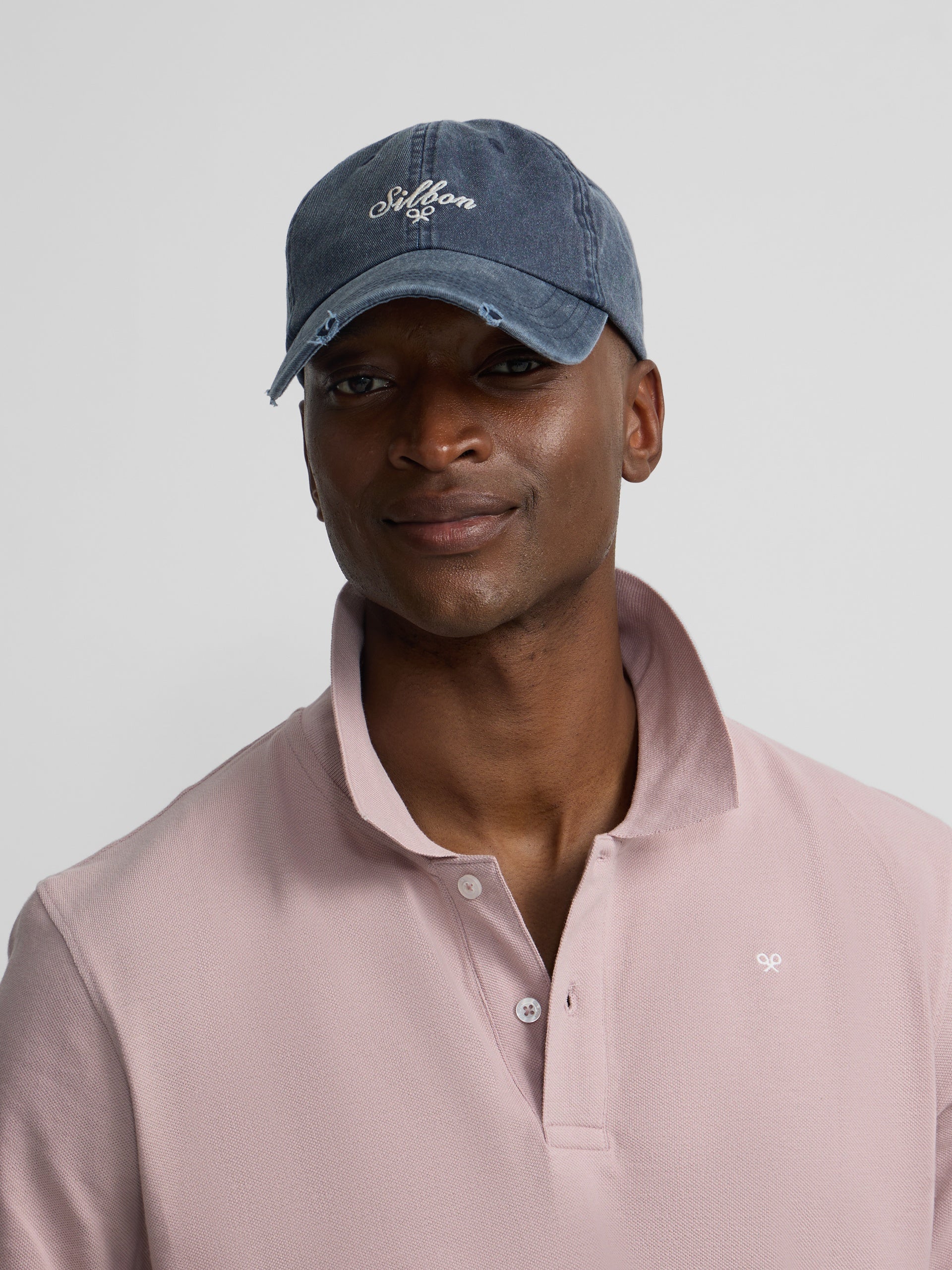 Classic plain pink polo