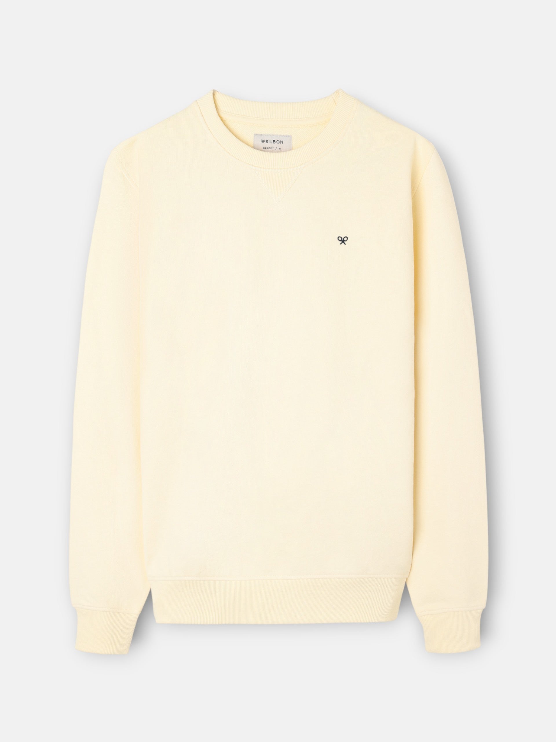 Silbon sweatshirt with yellow mini logo