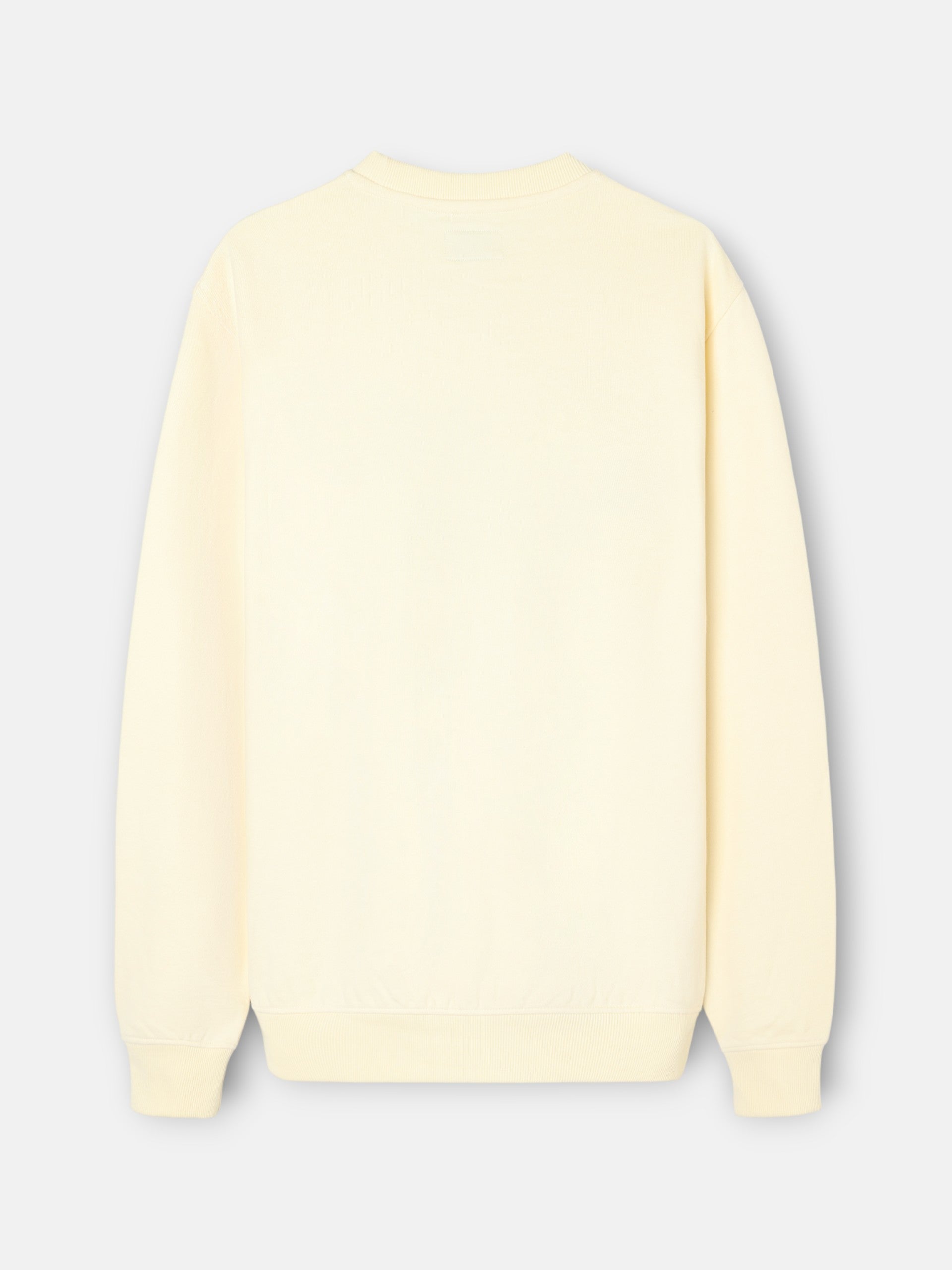 Silbon yellow half racket sweatshirt