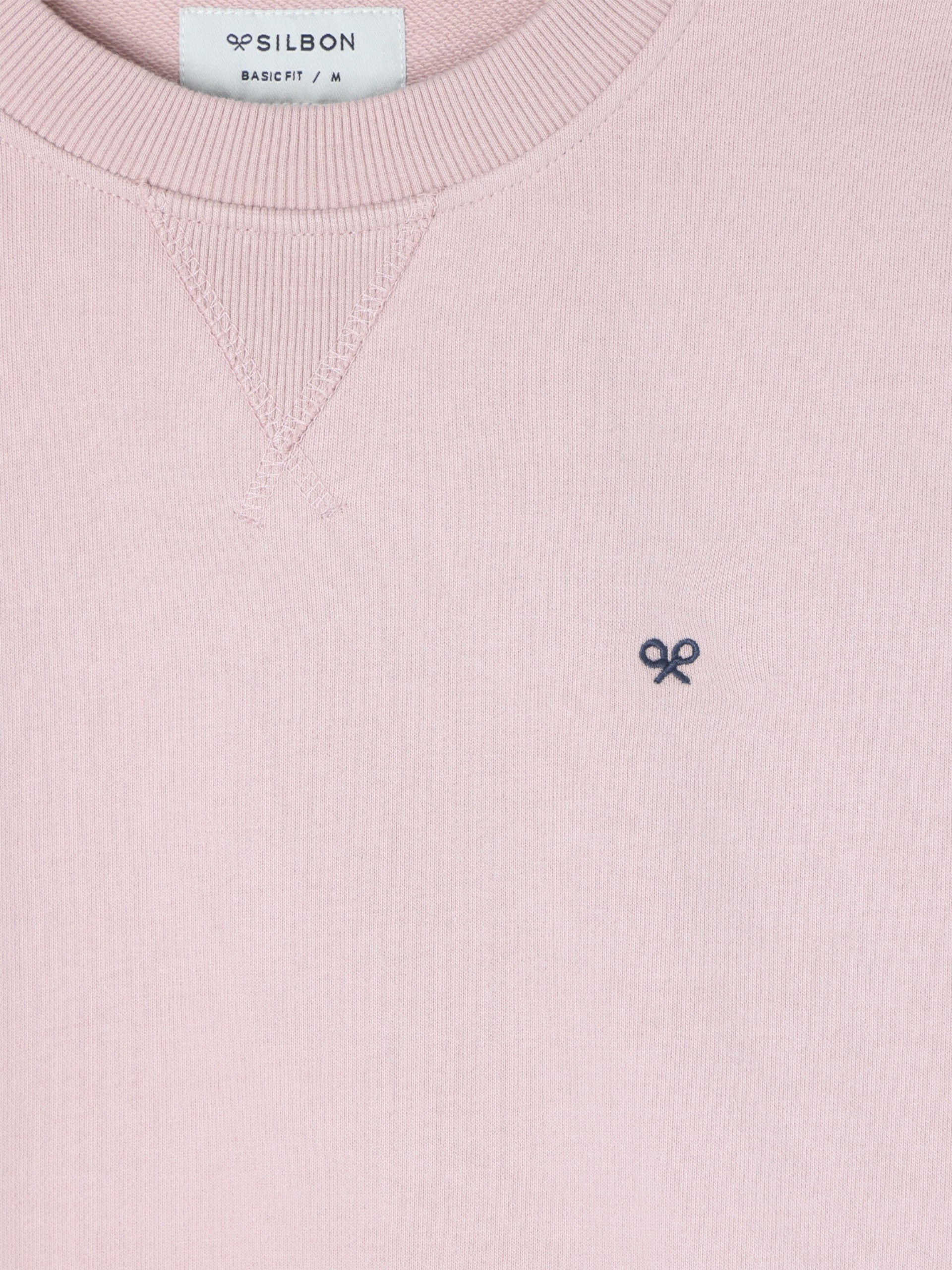 Silbon coral mini logo sweatshirt