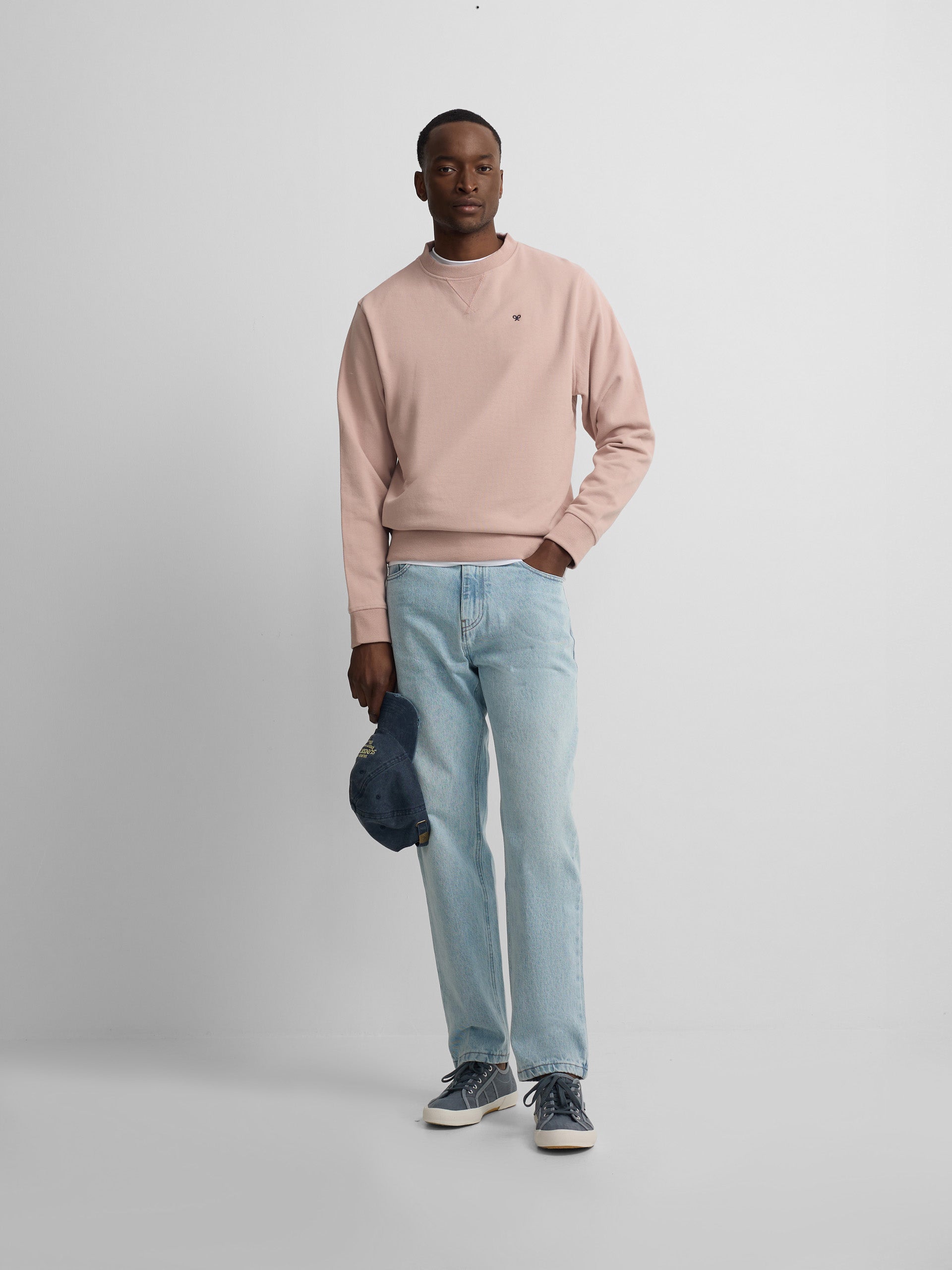 Silbon coral mini logo sweatshirt