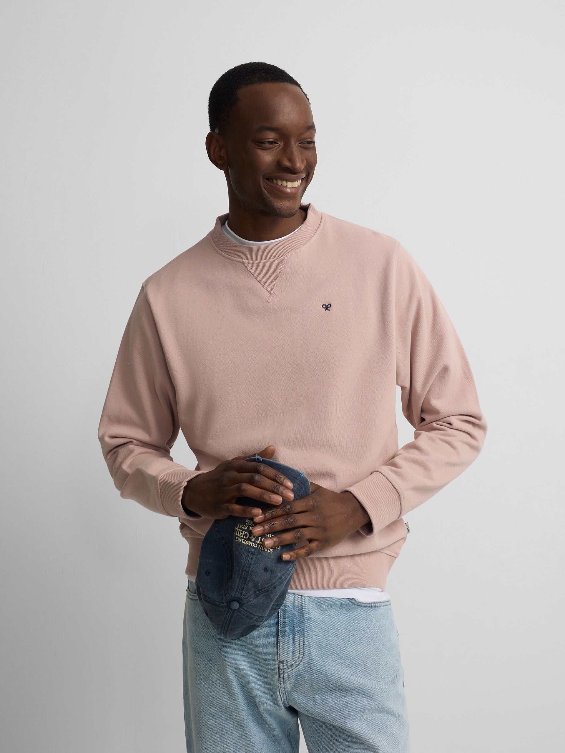 Silbon coral mini logo sweatshirt