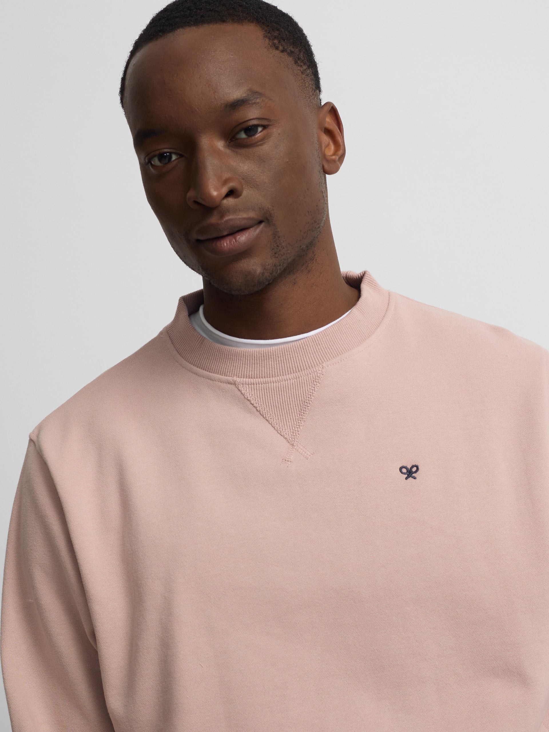 Silbon coral mini logo sweatshirt