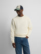 Sudadera Silbon minilogo rizo crema