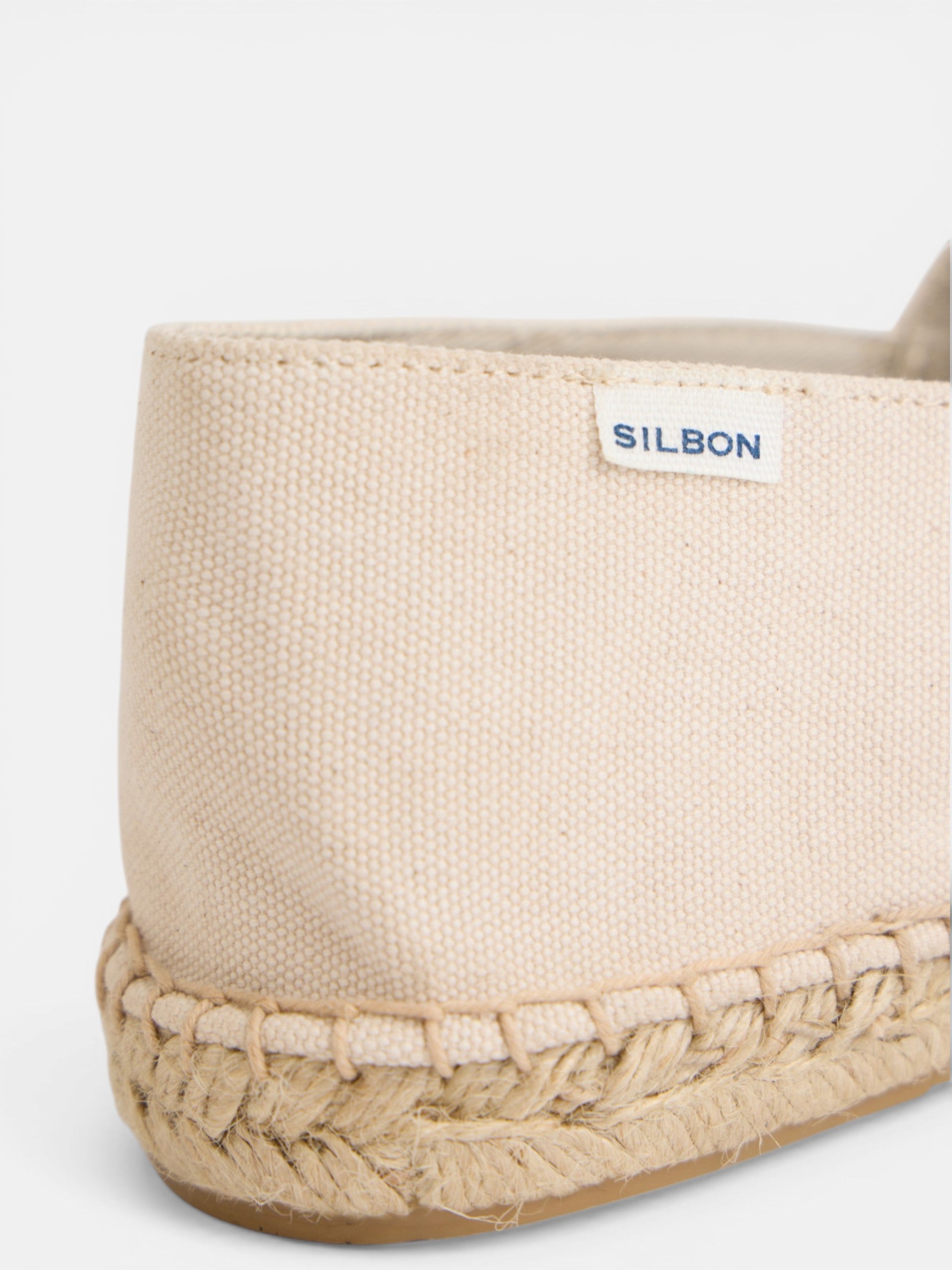 Espadrille Silbon classique beige