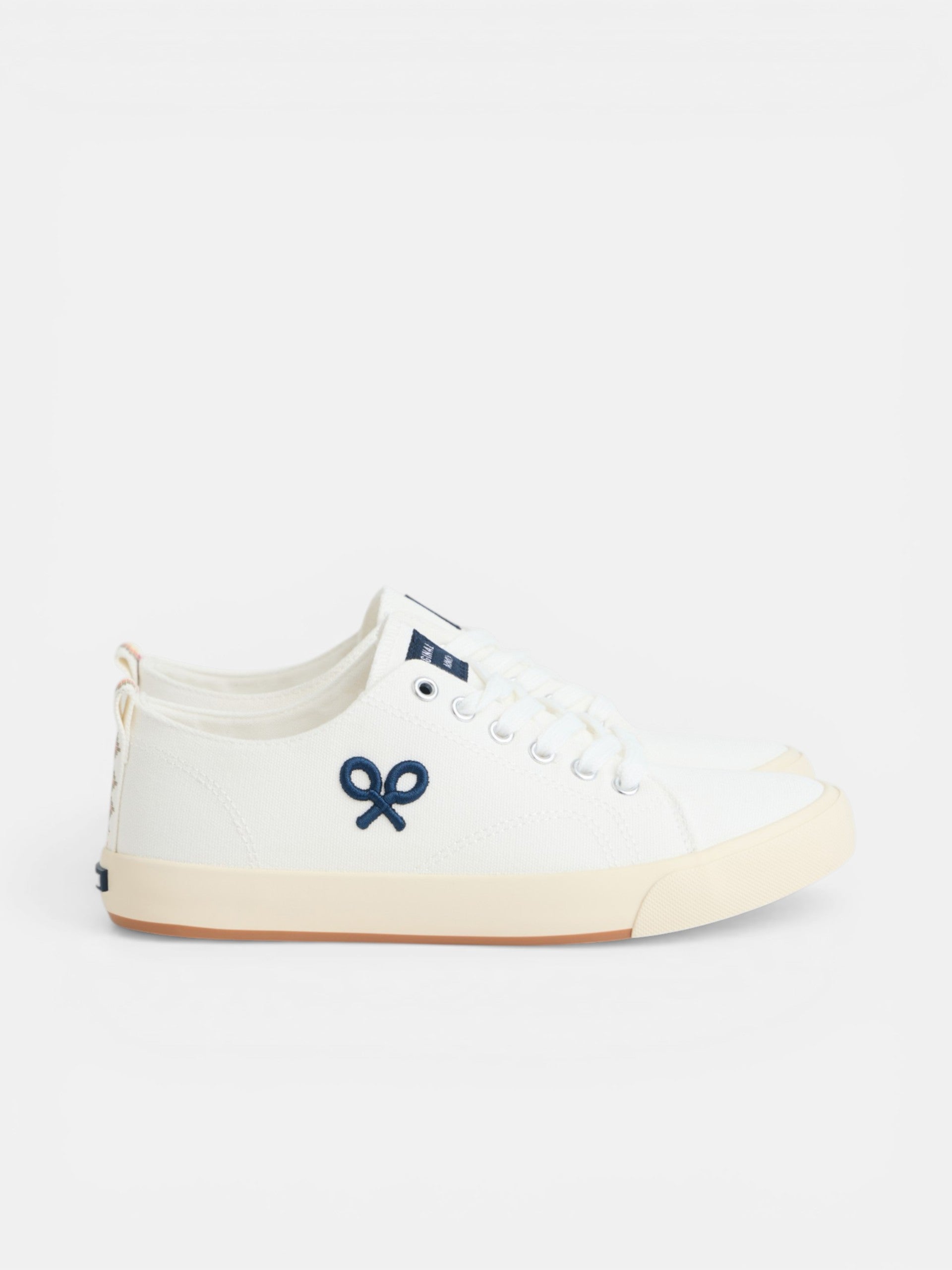 Zapatilla clasica lona blanco