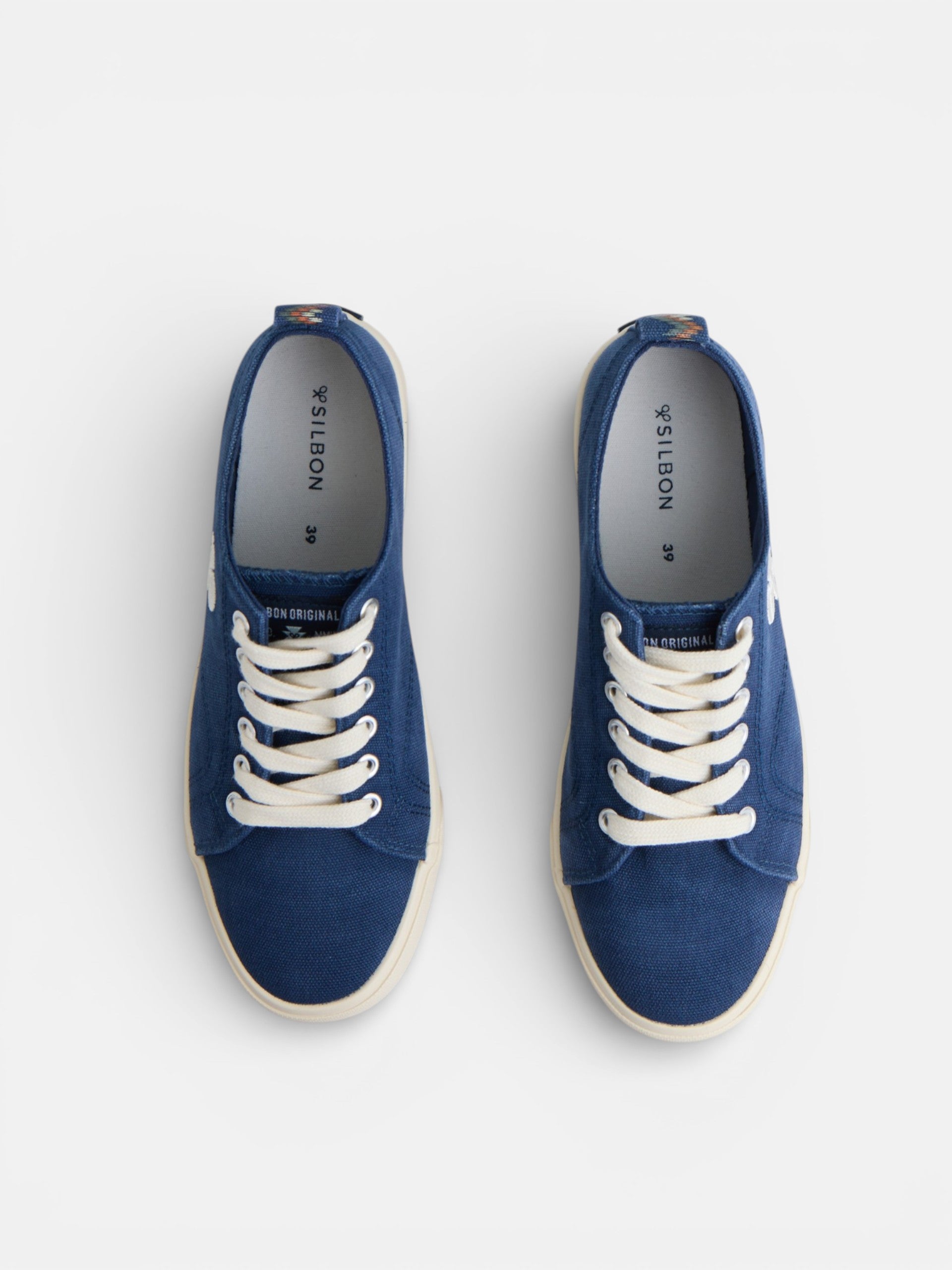 Zapatilla clasica lona azul marino