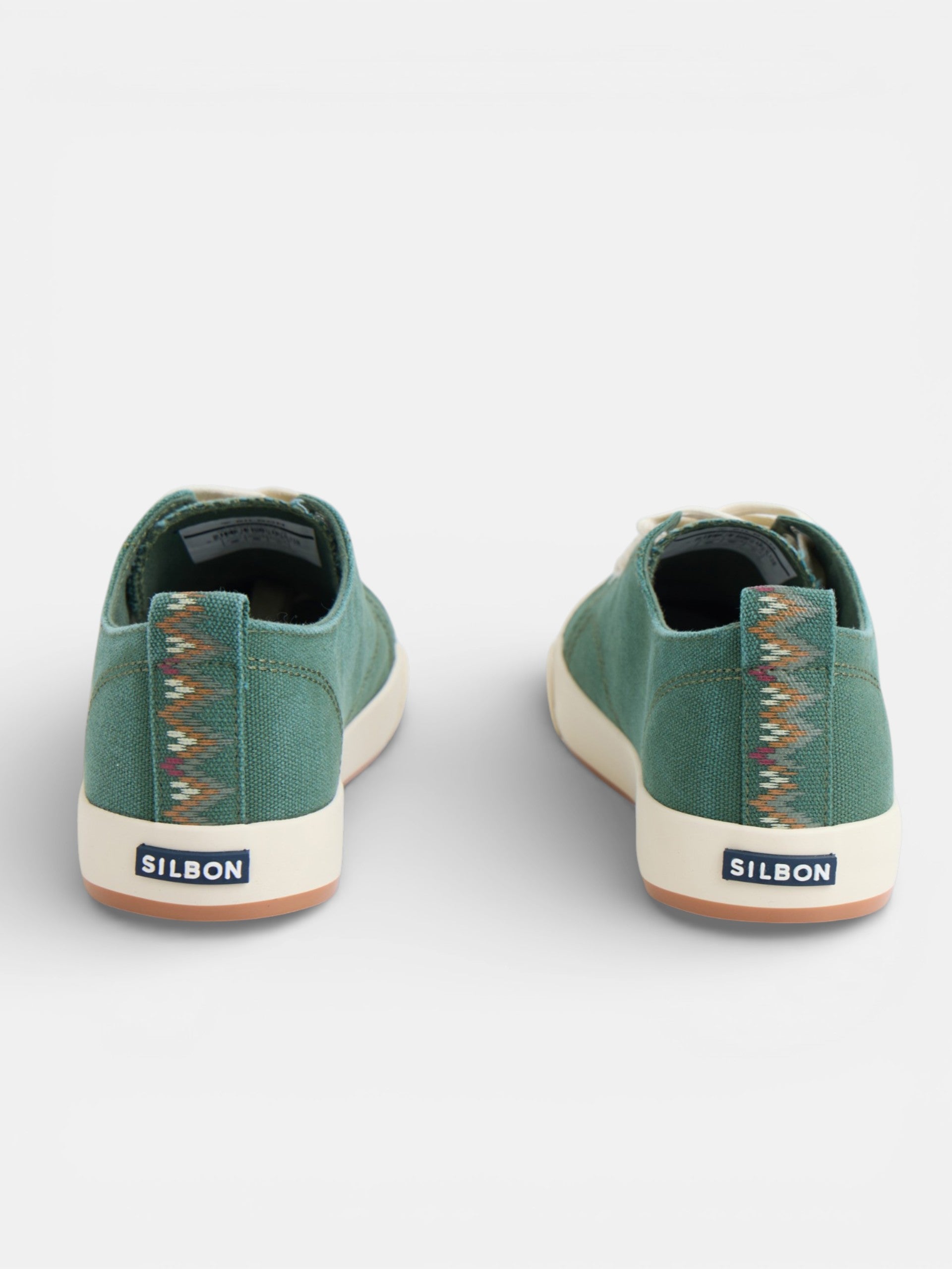 Zapatilla clasica lona verde