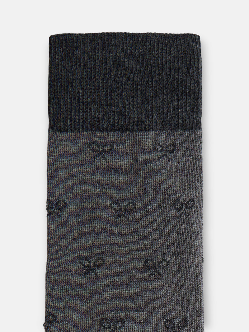 Calcetin multiraqueta gris