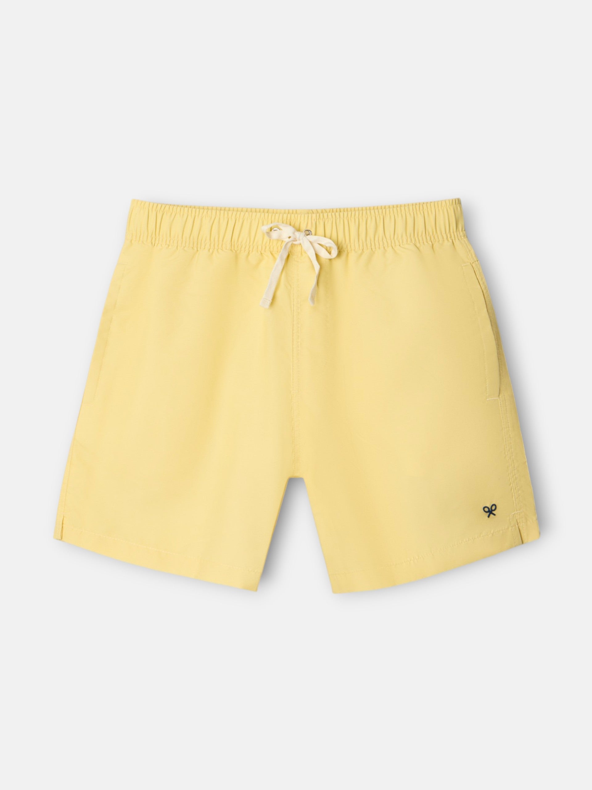 Maillot de bain uni jaune