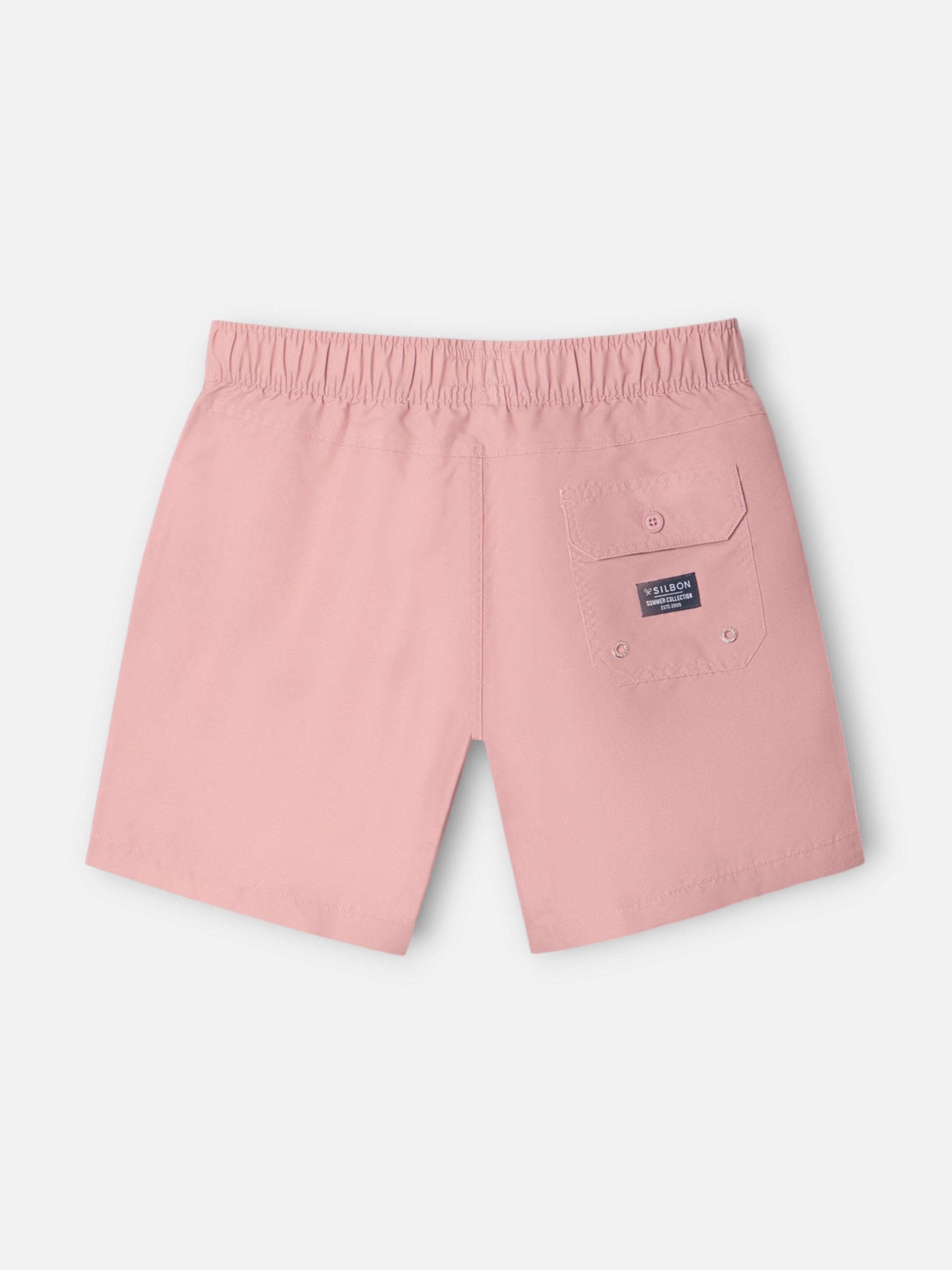 Bañador liso coral