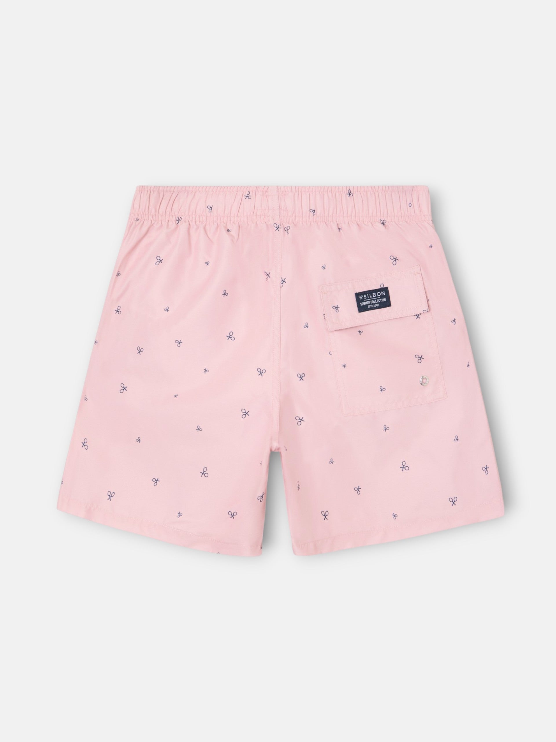 Bañador miniraquetas coral