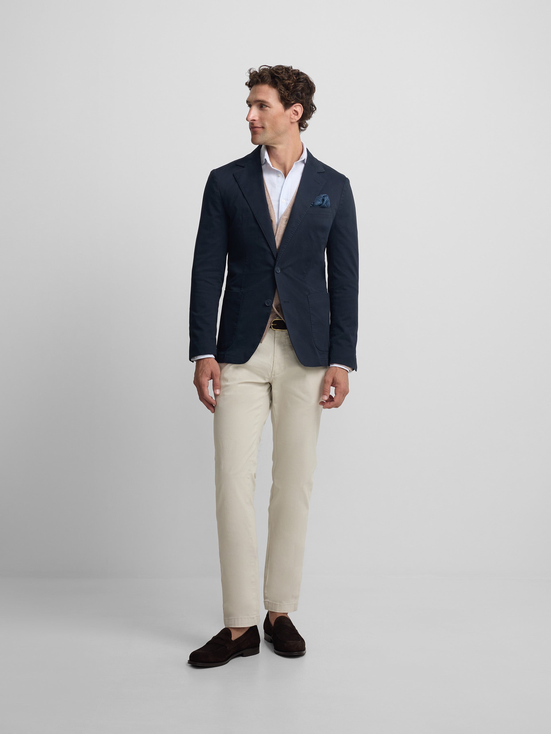 Americana casual azul marino