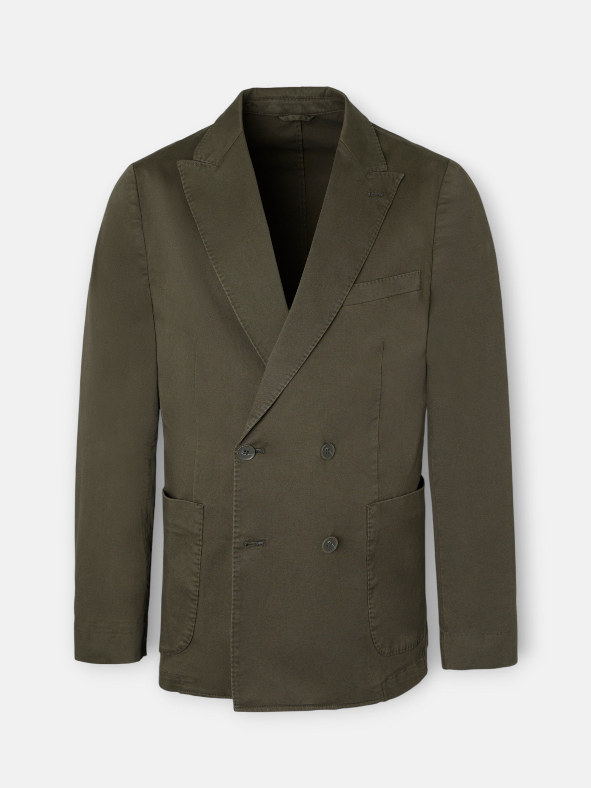 Blazer cruzado casual verde