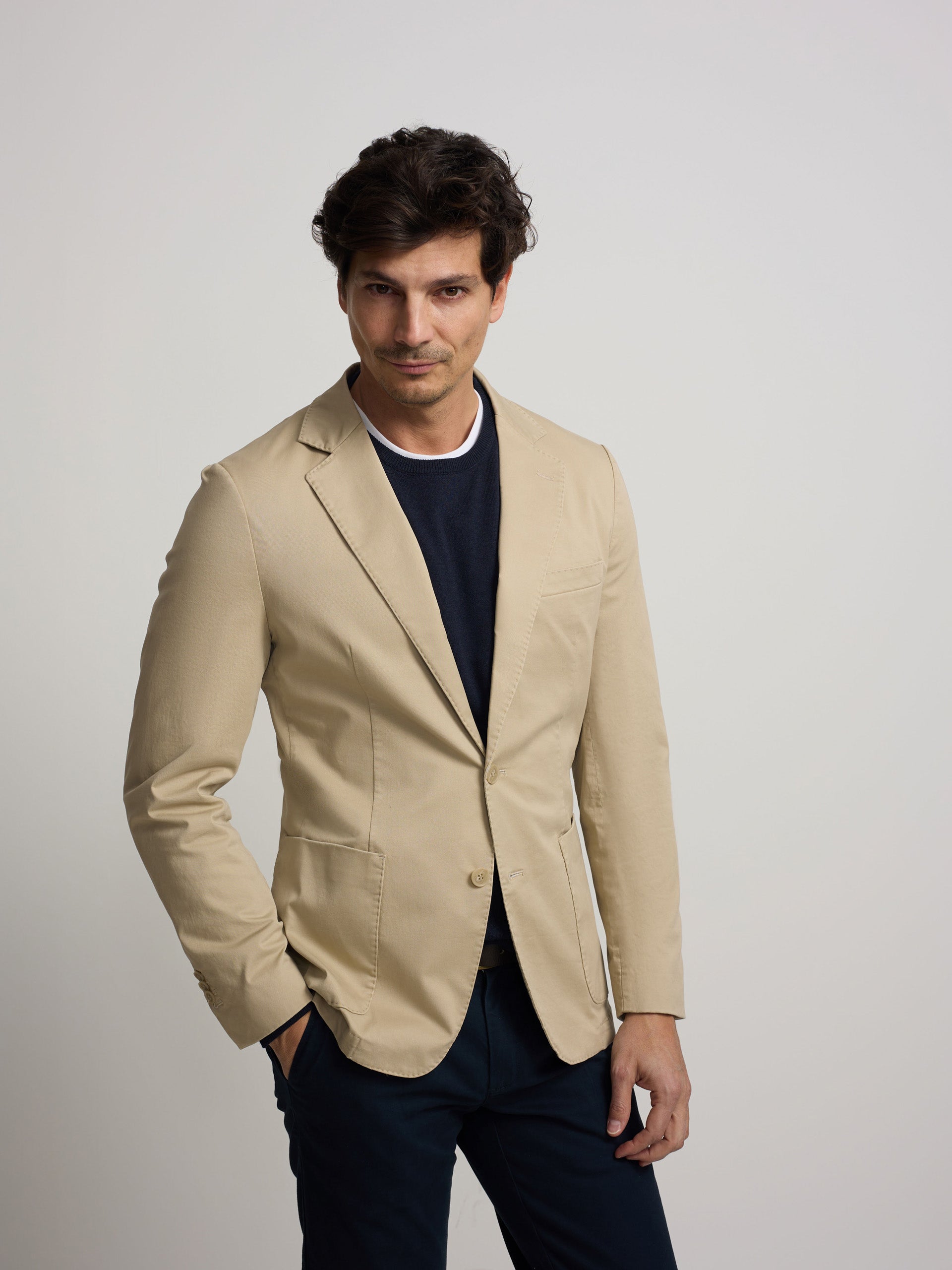 Veste décontractée beige
