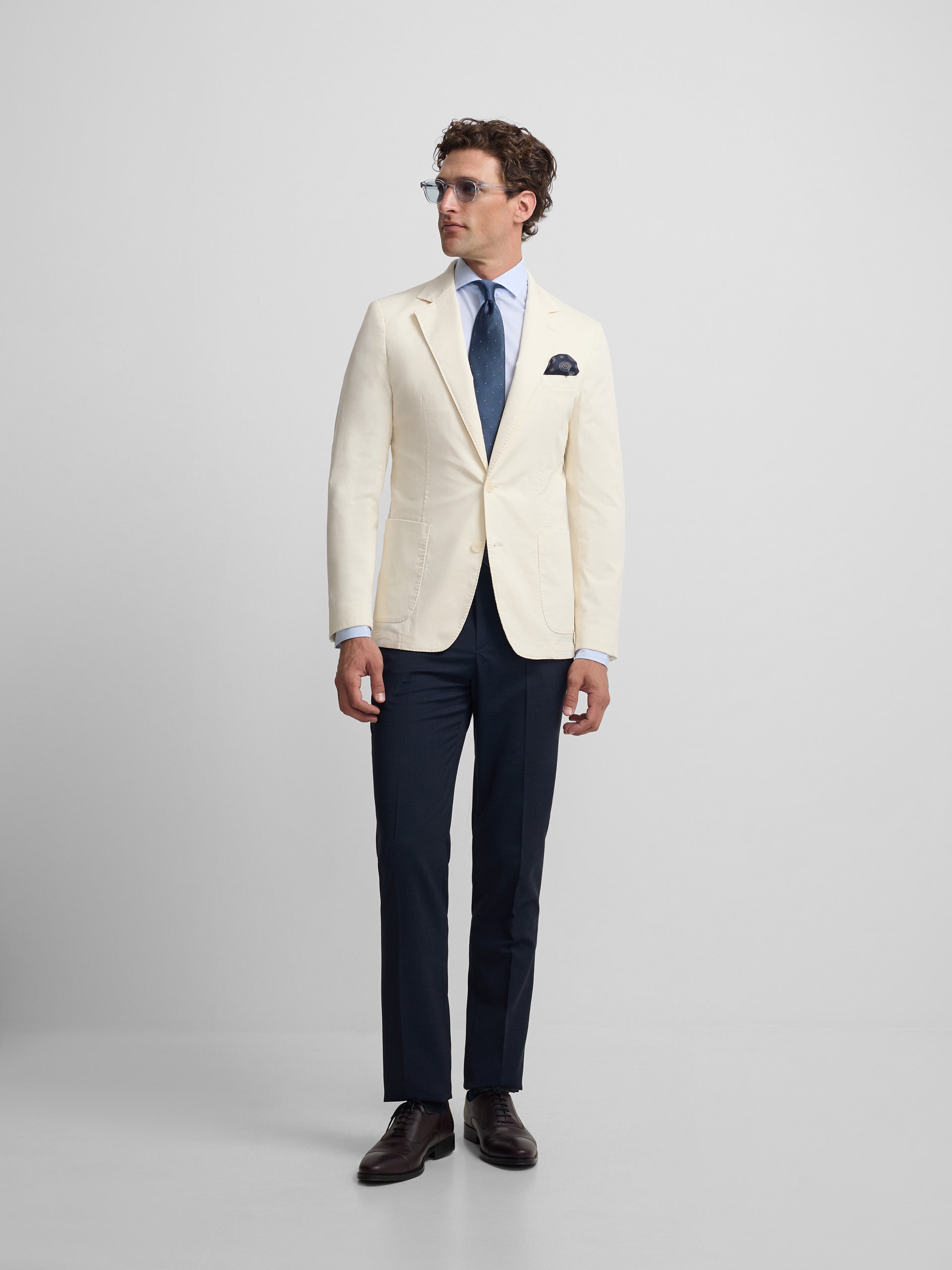 Veste décontractée couleur pierre