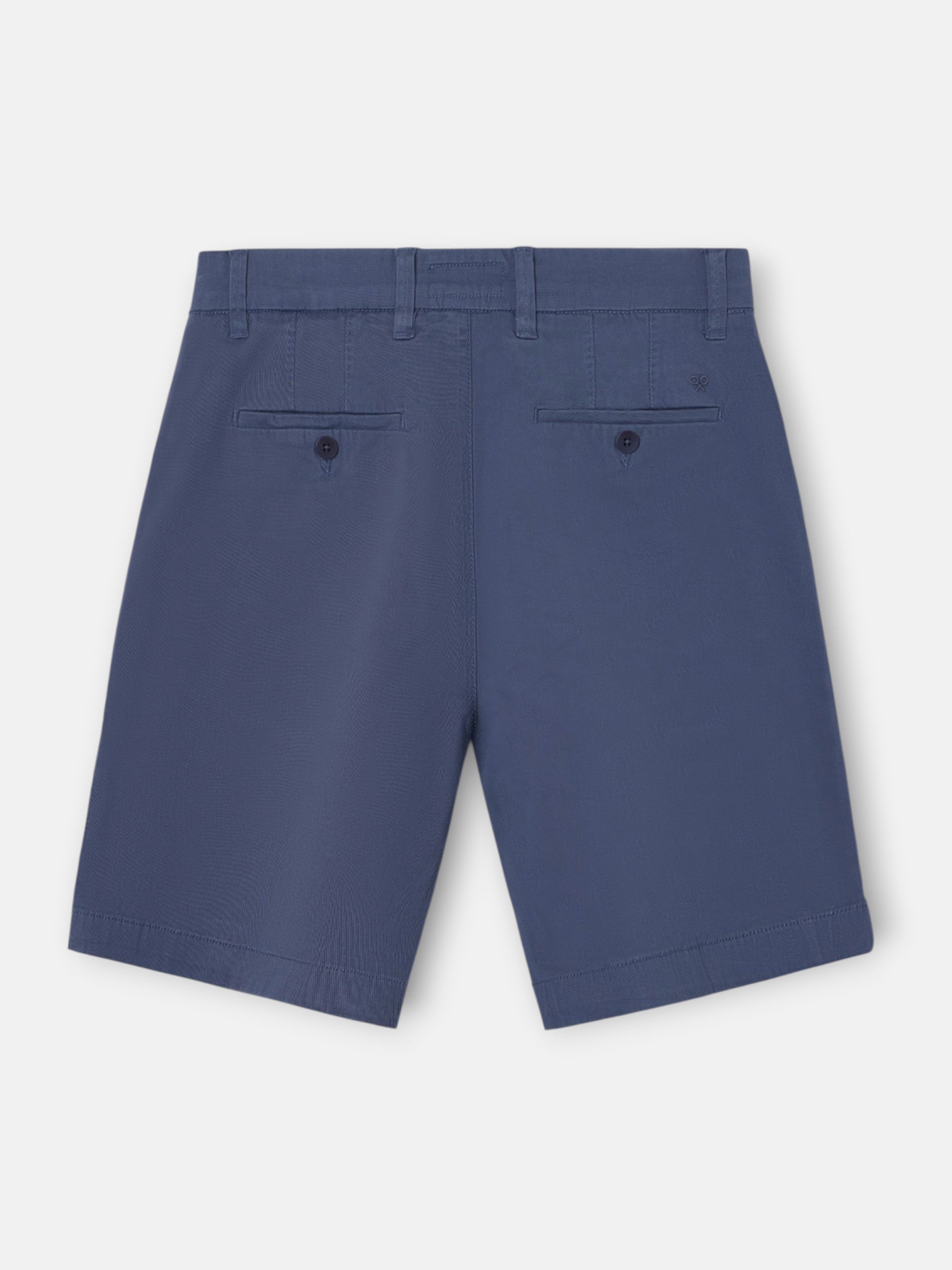 Bermuda clasica pinza azul indigo