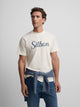 Camiseta Silbon vintage crema