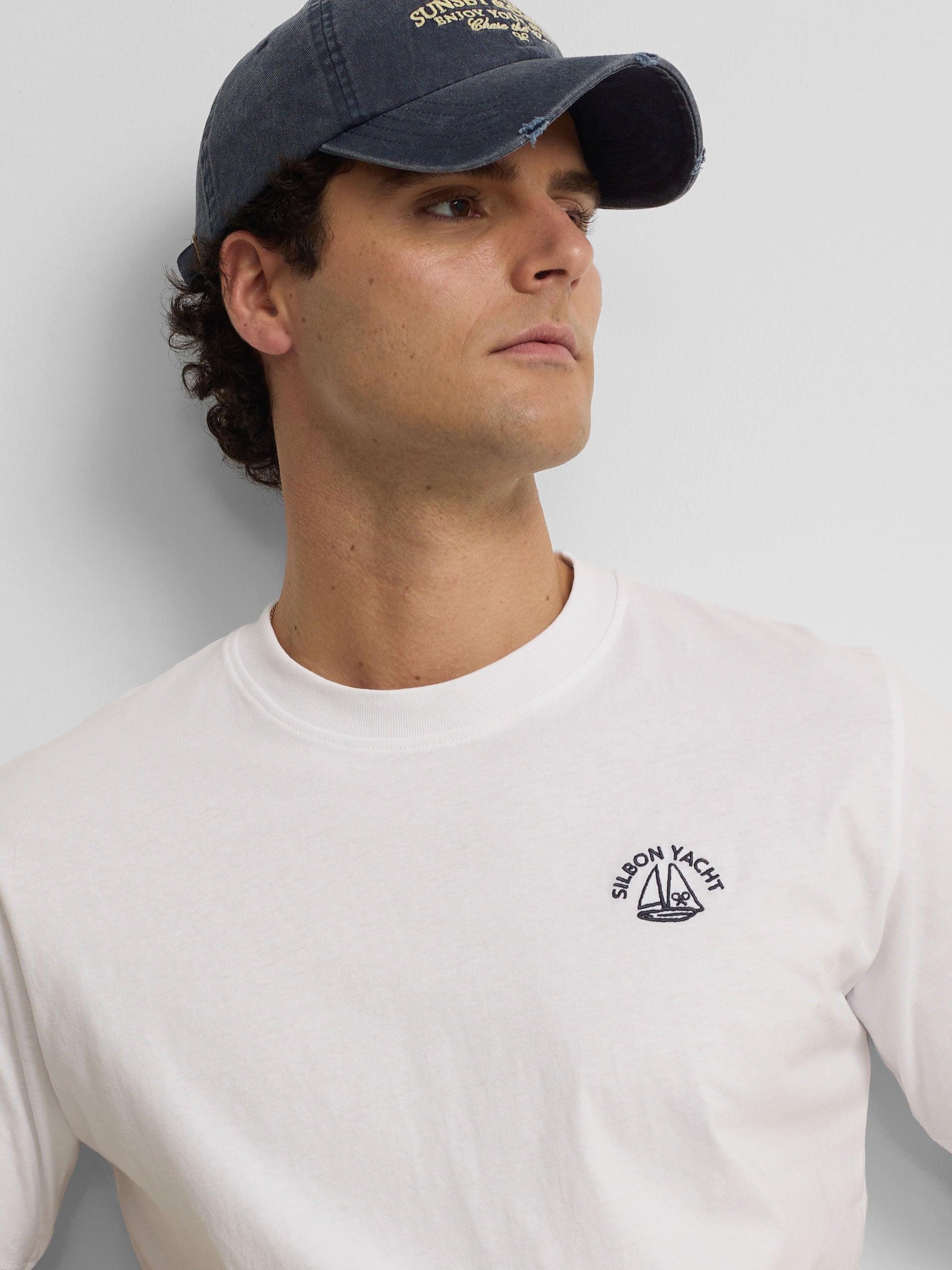 White Silbon Yacht T-shirt