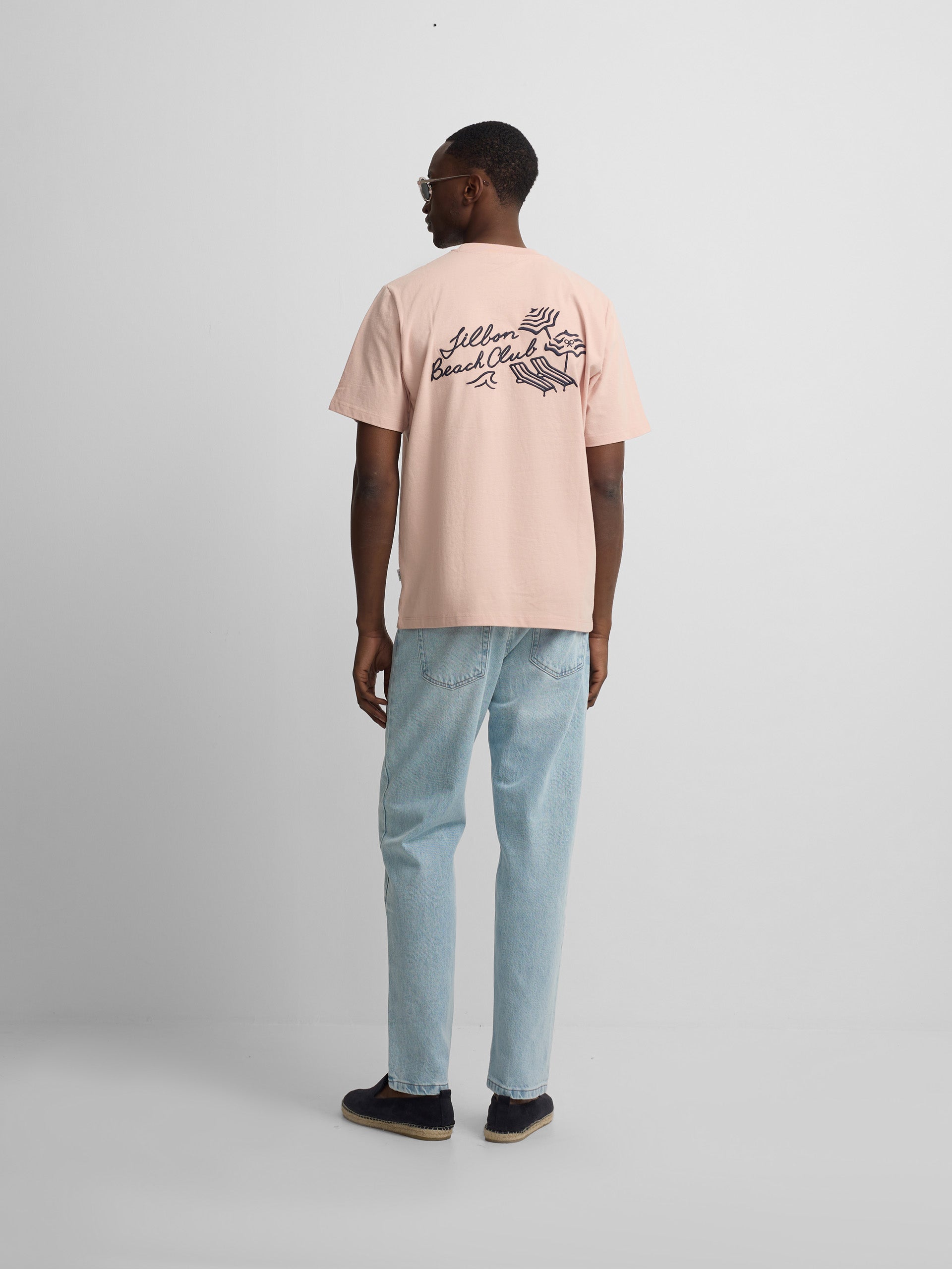 Camiseta Silbon beach club rosa