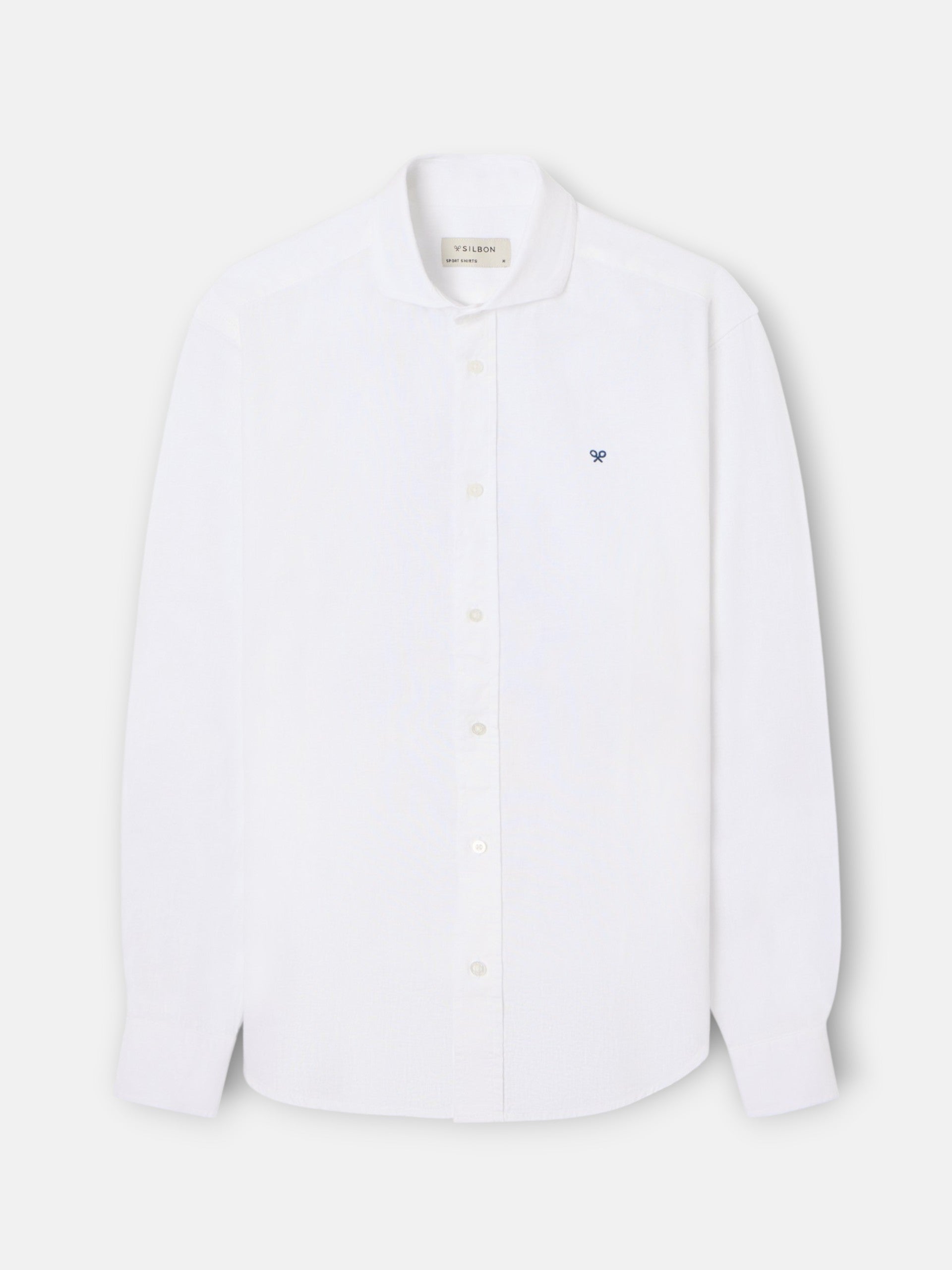 Camisa sport lino blanca