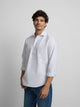 Polera sport oxford rayas verde claro