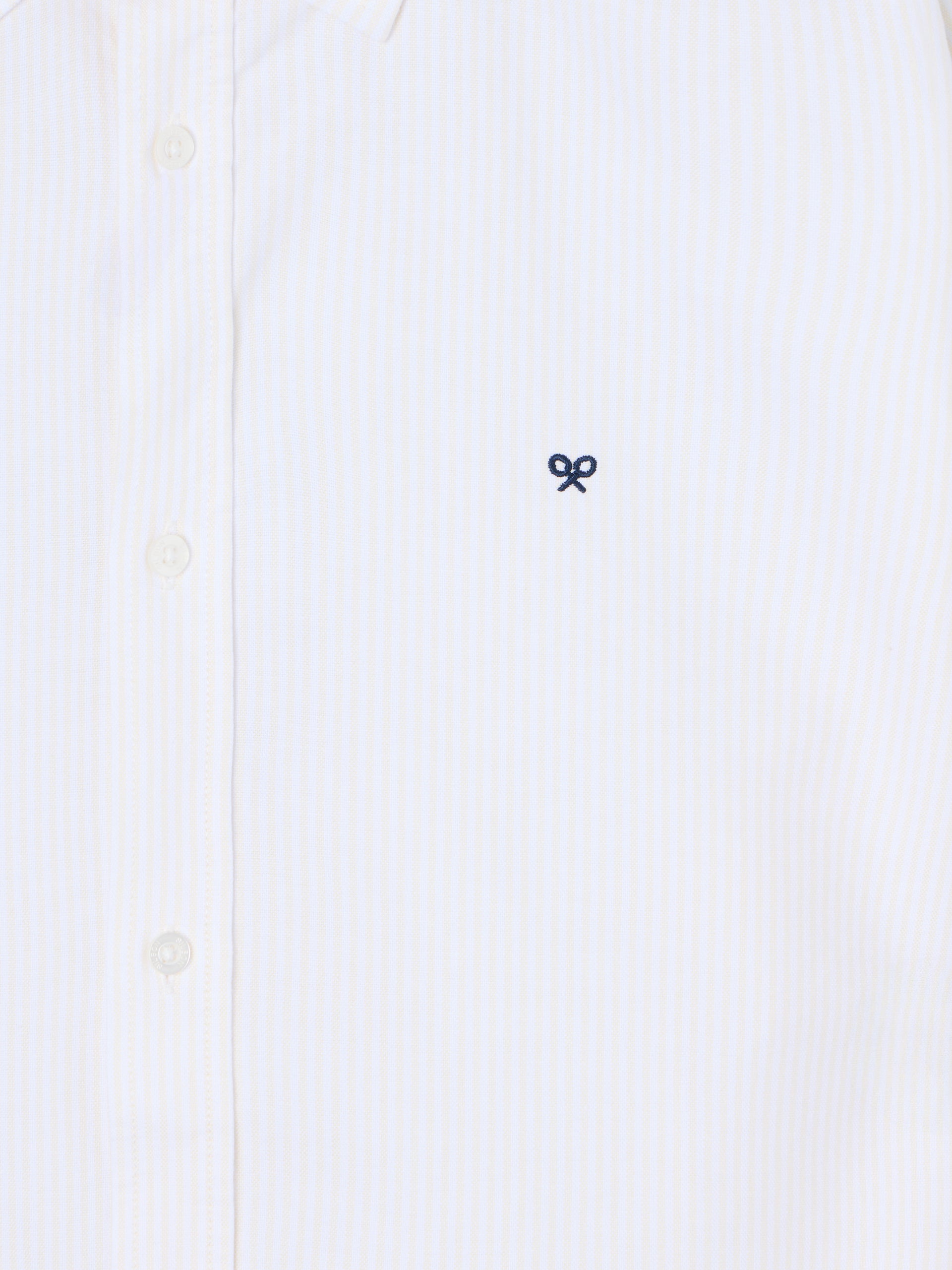 Camisa sport oxford rayas amarilla