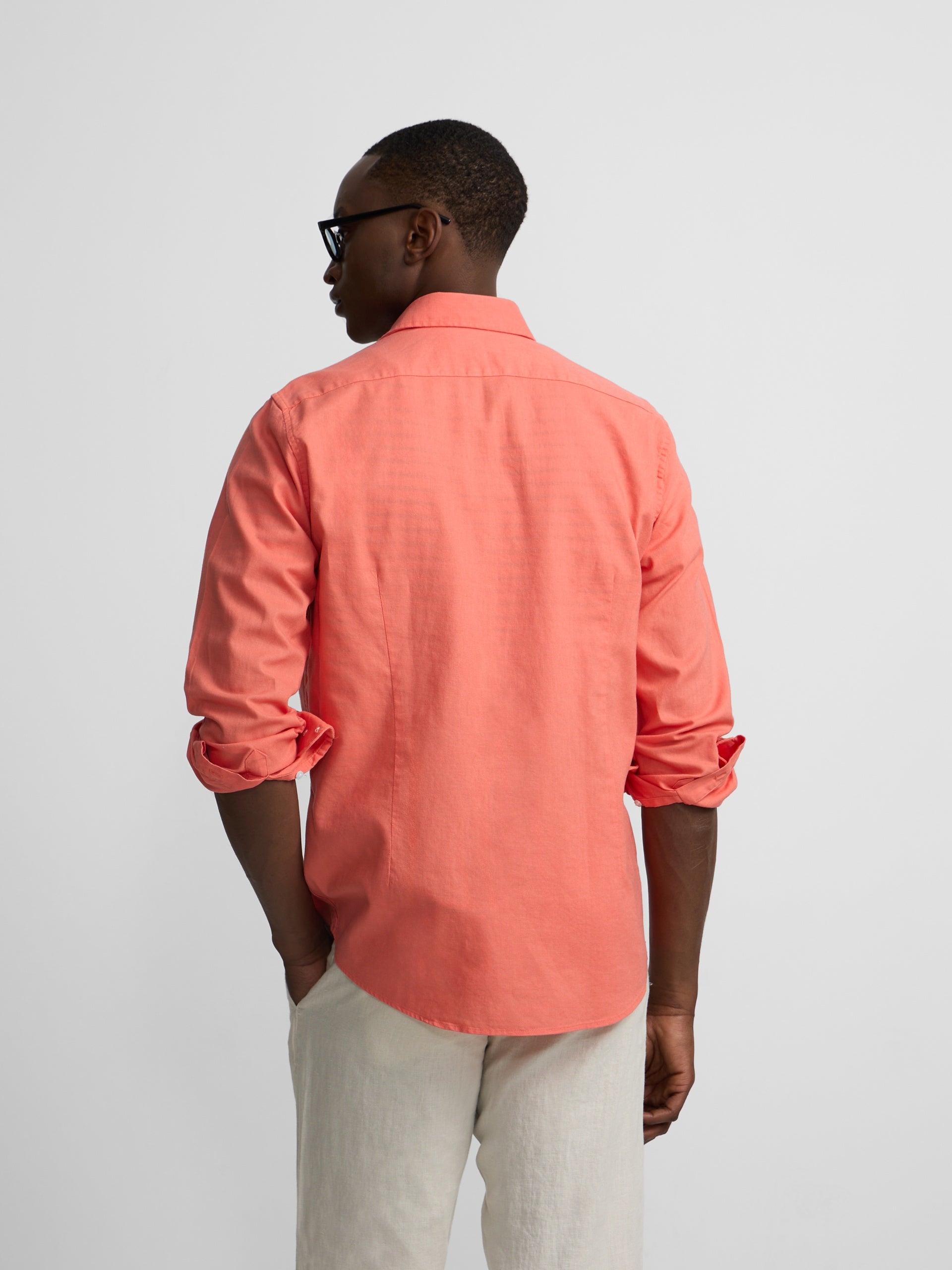 Camisa sport summer lino coral