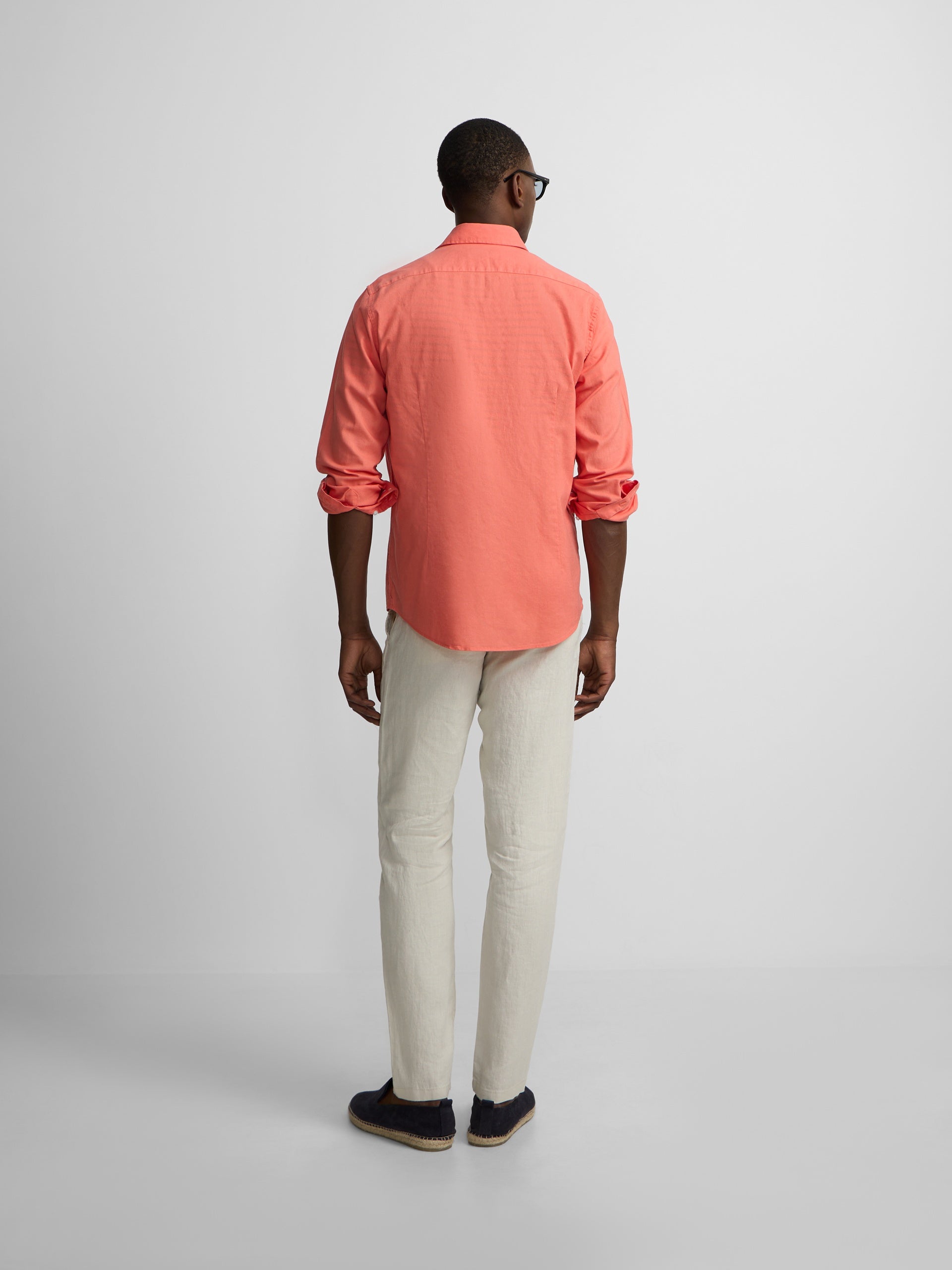 Camisa sport summer lino coral